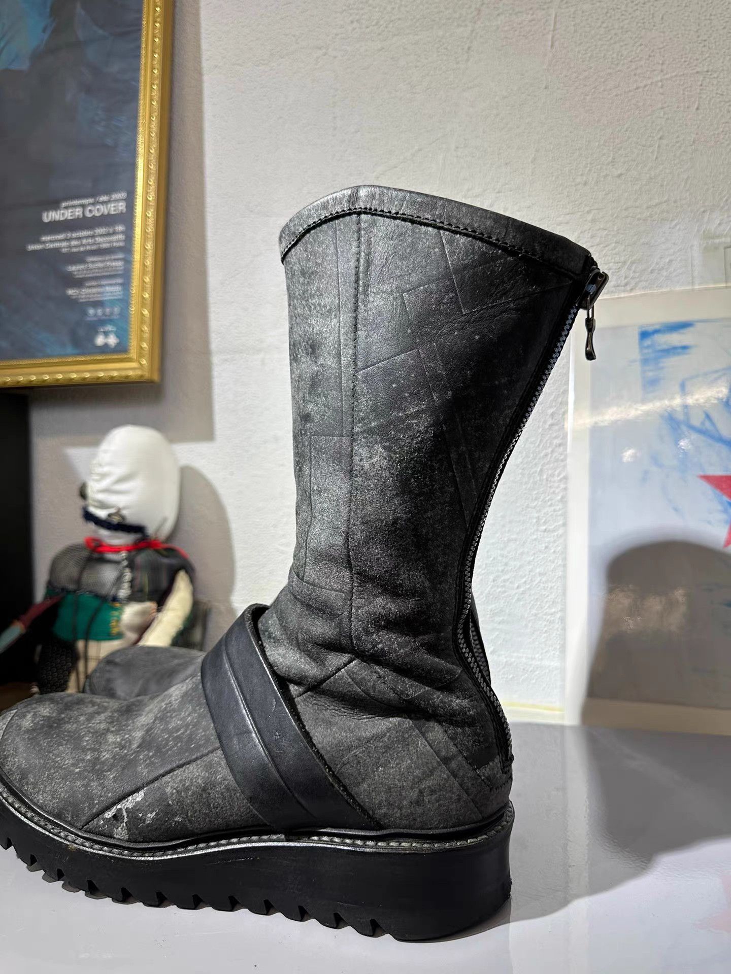 Julius Julius 7 Suede High-Top Engineer Boots K20 Size US 8 / EU 41 - 4 Thumbnail