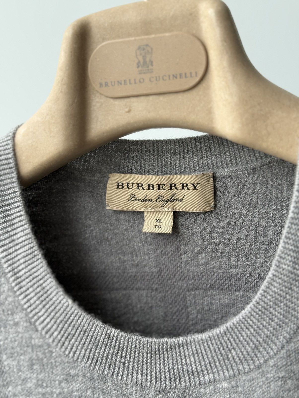 Burberry Burberry Sweater Wool / Silk Nowa Check Mens Size US M / EU 48-50 / 2 - 8 Thumbnail