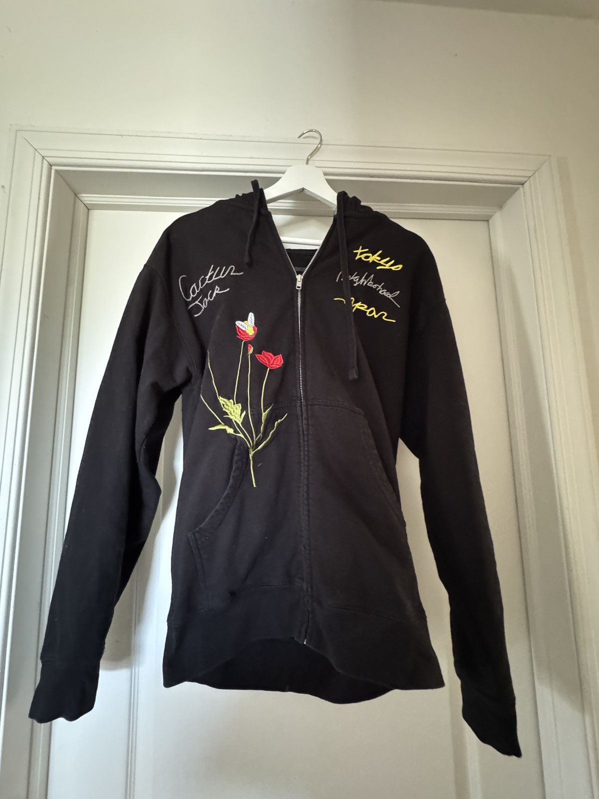 Travis Scott Cactus Jack Skeleton Rose hoodie Size US M / EU 48-50 / 2 - 1 Thumbnail