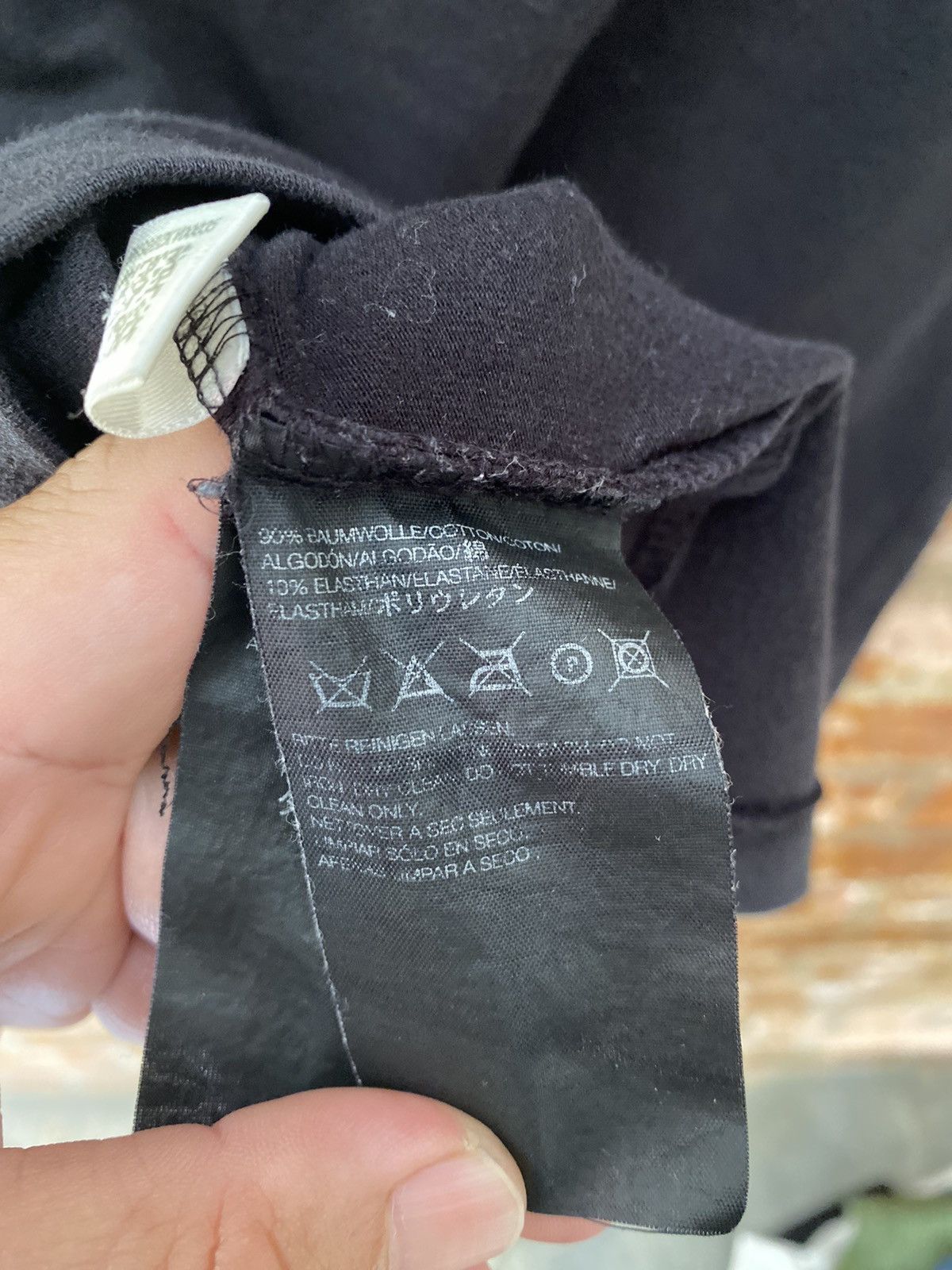 Yohji Yamamoto 🔥2006 Leather Y-3 Back logo tee Size US M / EU 48-50 / 2 - 9 Thumbnail