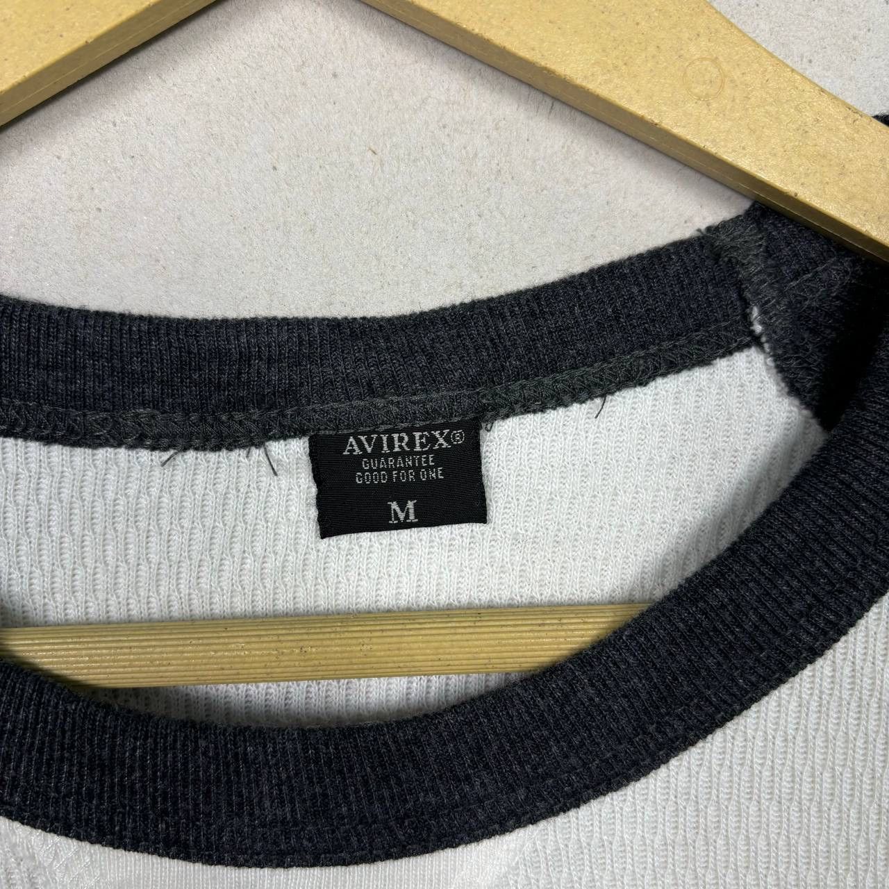 Avirex Vintage Avirex Bradford Air Field Thermal Raglan Tshirt Size US M / EU 48-50 / 2 - 5 Thumbnail