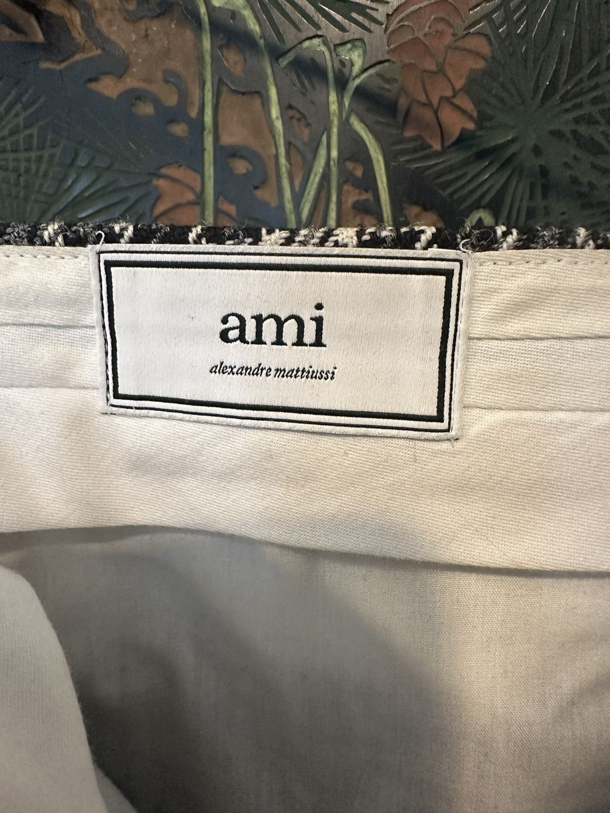 AMI AMI Plaid Cropped Smart Trousers Size US 28 / EU 44 - 6 Thumbnail