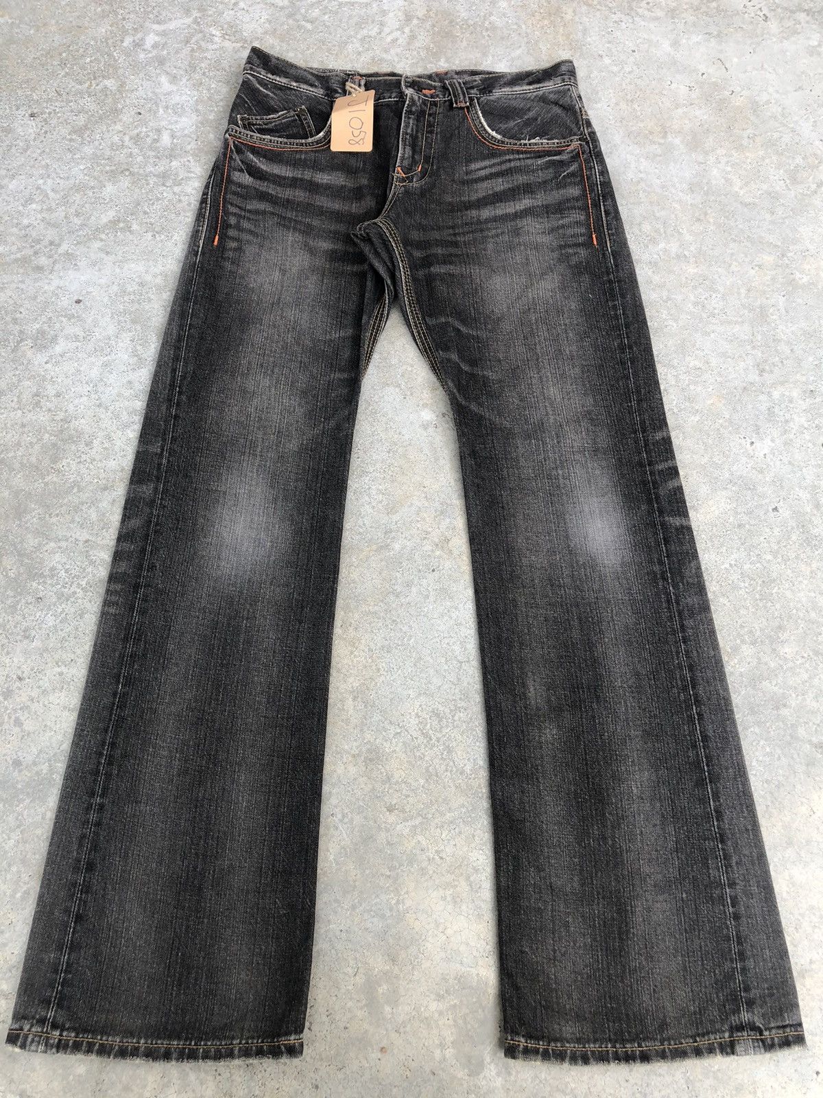 If Six Was Nine Japanese Edwin XV Flared Jeans Distressed buckle back jeans Size US 32 / EU 48 - 1 Thumbnail