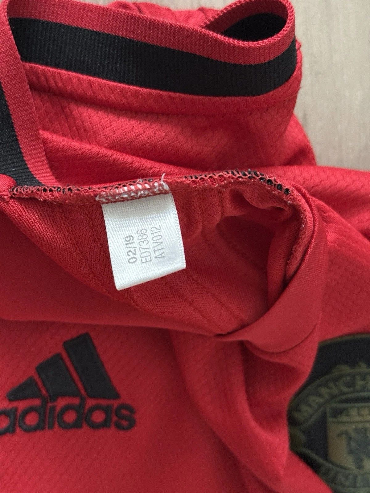 Adidas Manchester United 2019 2020 Home Jersey Shirt Soccer Size US M / EU 48-50 / 2 - 9 Thumbnail
