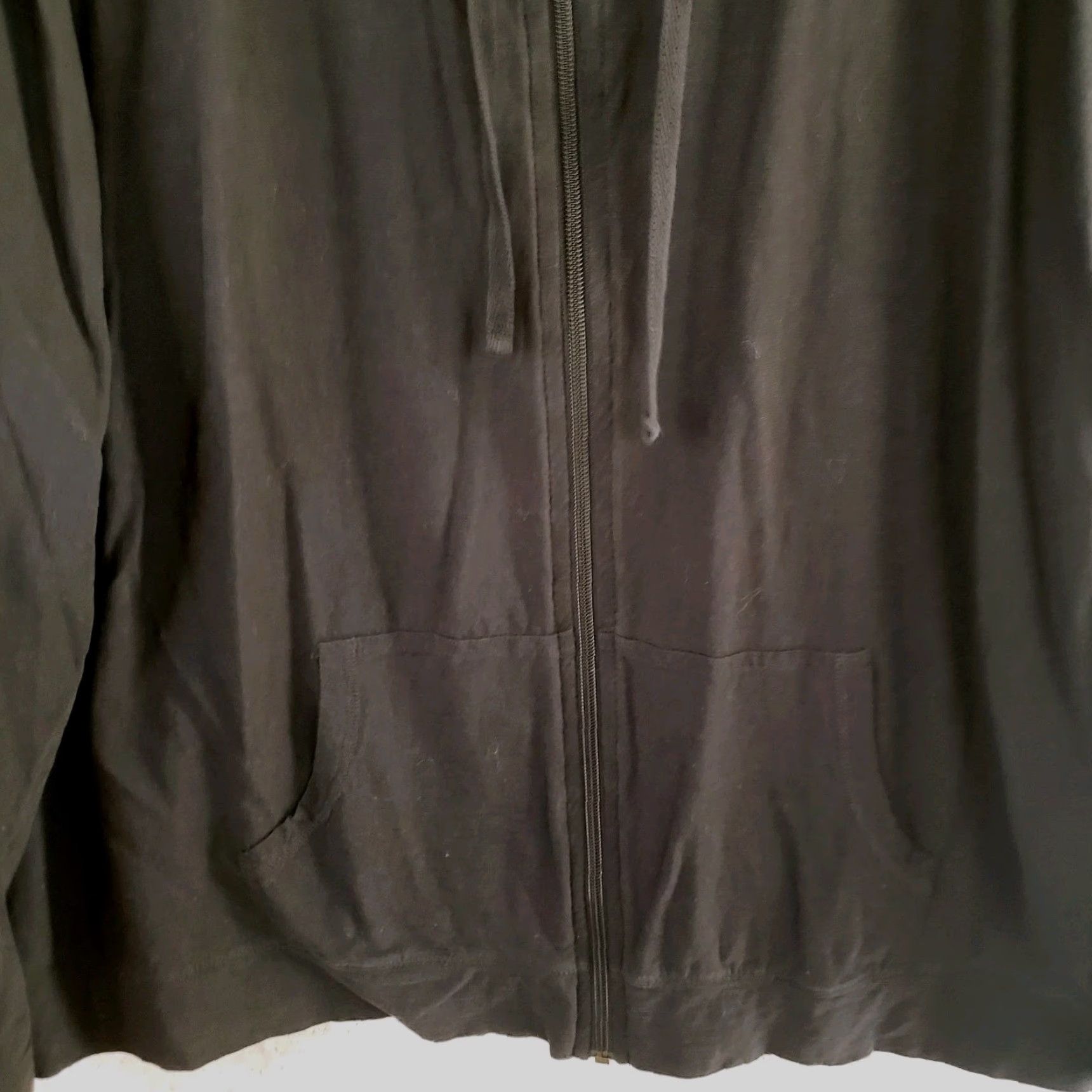 Hanes Hanes ComfortSoft EcoSmart Women's Jersey Full-Zip Hoodie Sweatshirt 2X Black Full Zip Hooded Pockets Gym Training School Size XXL / US 16-18 / IT 52-54 - 2 Thumbnail