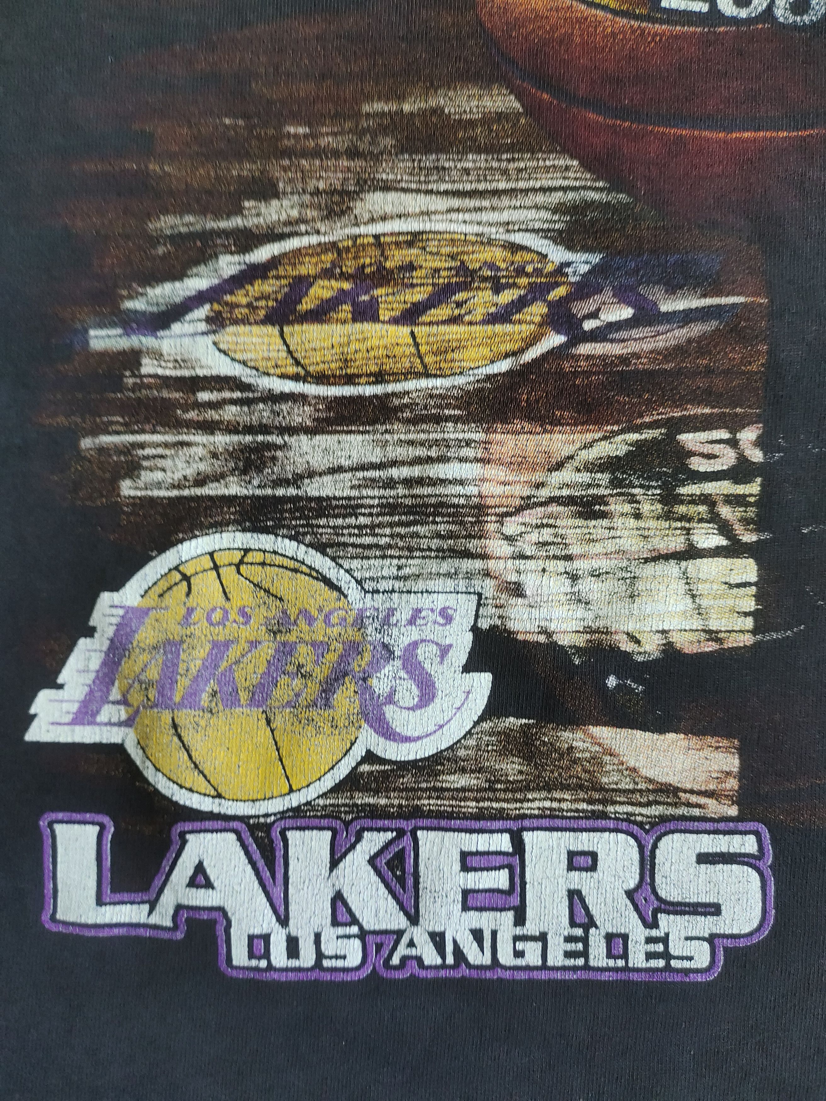 Lee × NBA × Vintage Vintage NBA Finals Lakers vs Nets 2000 T-shirt Size US XL / EU 56 / 4 - 5 Thumbnail