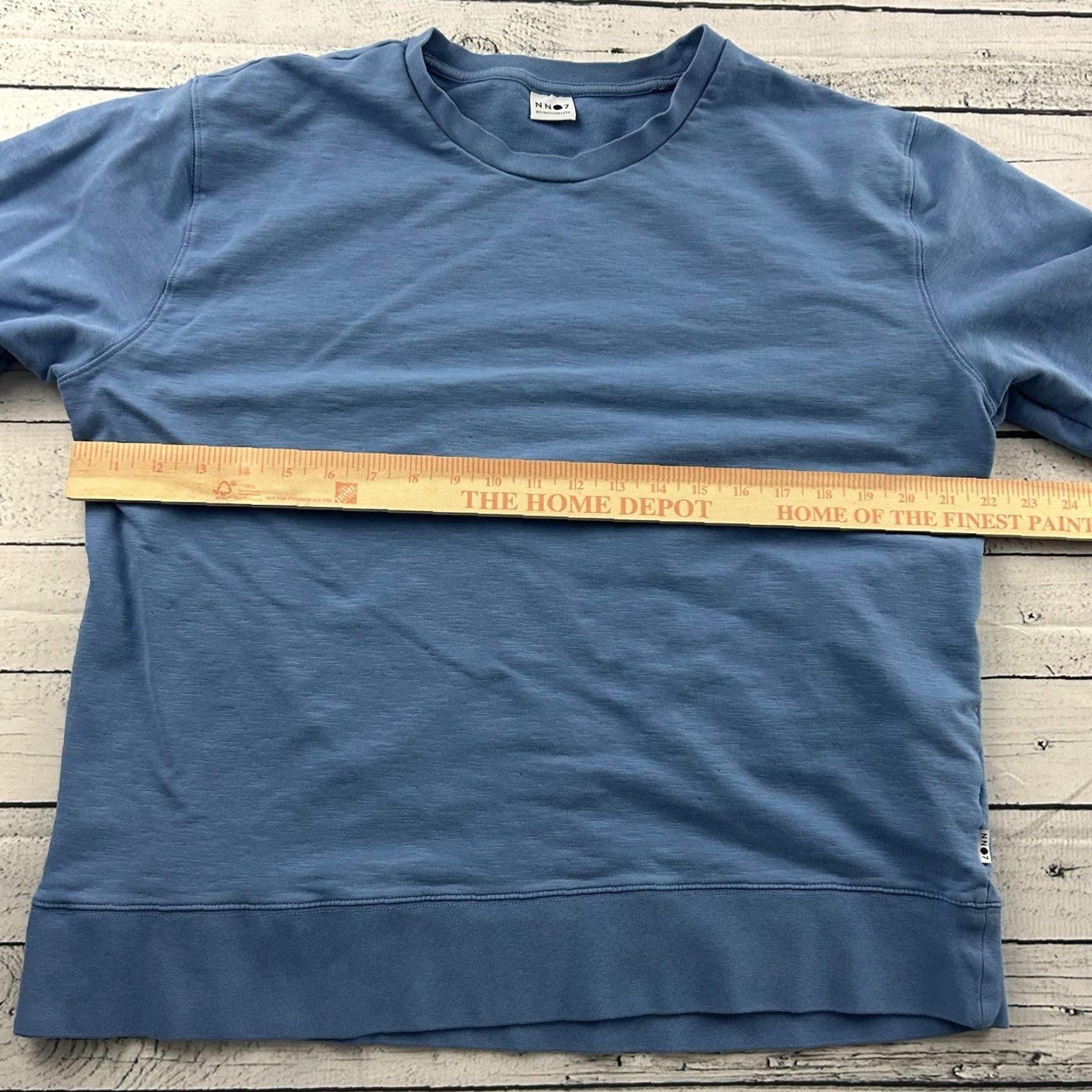 Vintage No Nationality NNO7 Crewneck Sweatshirt Men L Blue Pullover Sweatshirt Size US L / EU 52-54 / 3 - 5 Thumbnail