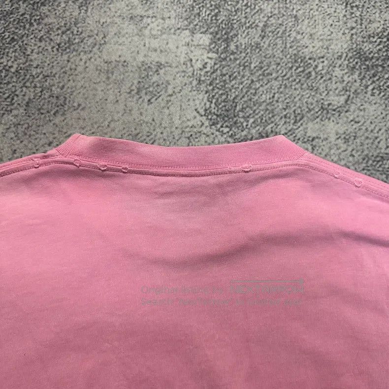 Balenciaga Balenciaga Aged Destruction Pink Short-sleeve Printed T-Sh Size US XXS / EU 40 - 5 Thumbnail