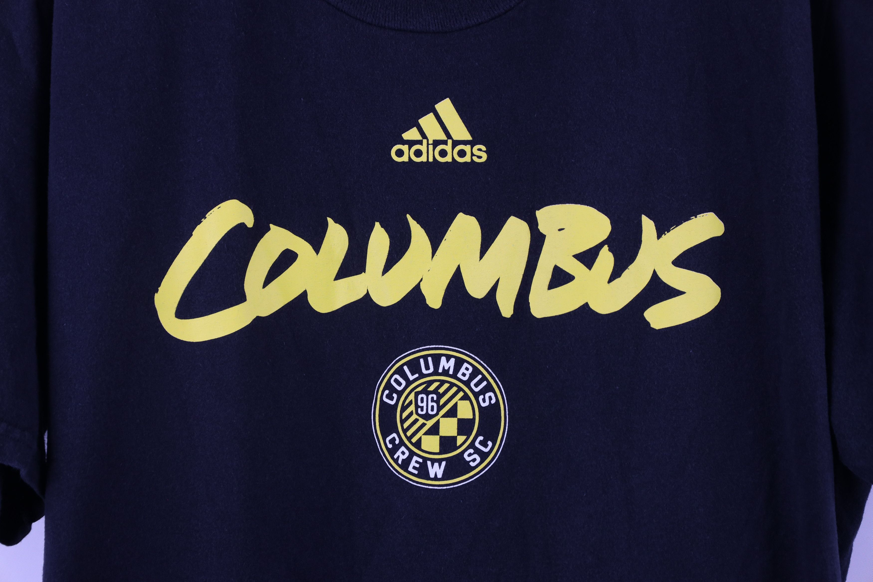 Adidas × Vintage Vintage Adidas MLS Columbus Crew SC Soccer Futbol T-Shirt Size US XL / EU 56 / 4 - 4 Thumbnail