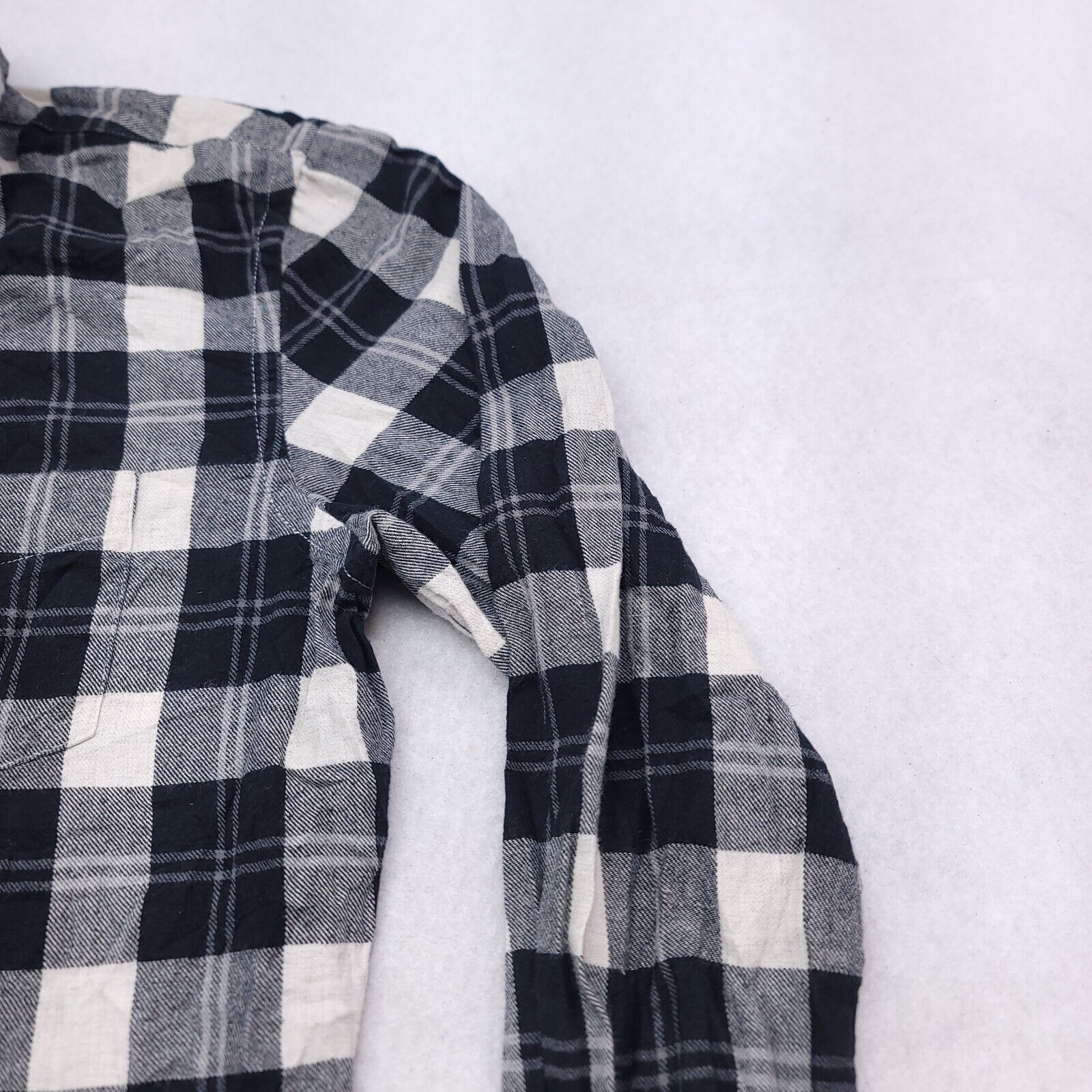 Old Navy Old Navy Buffalo Check Flannel Shirt Men Size Medium M Black Size US M / EU 48-50 / 2 - 5 Thumbnail