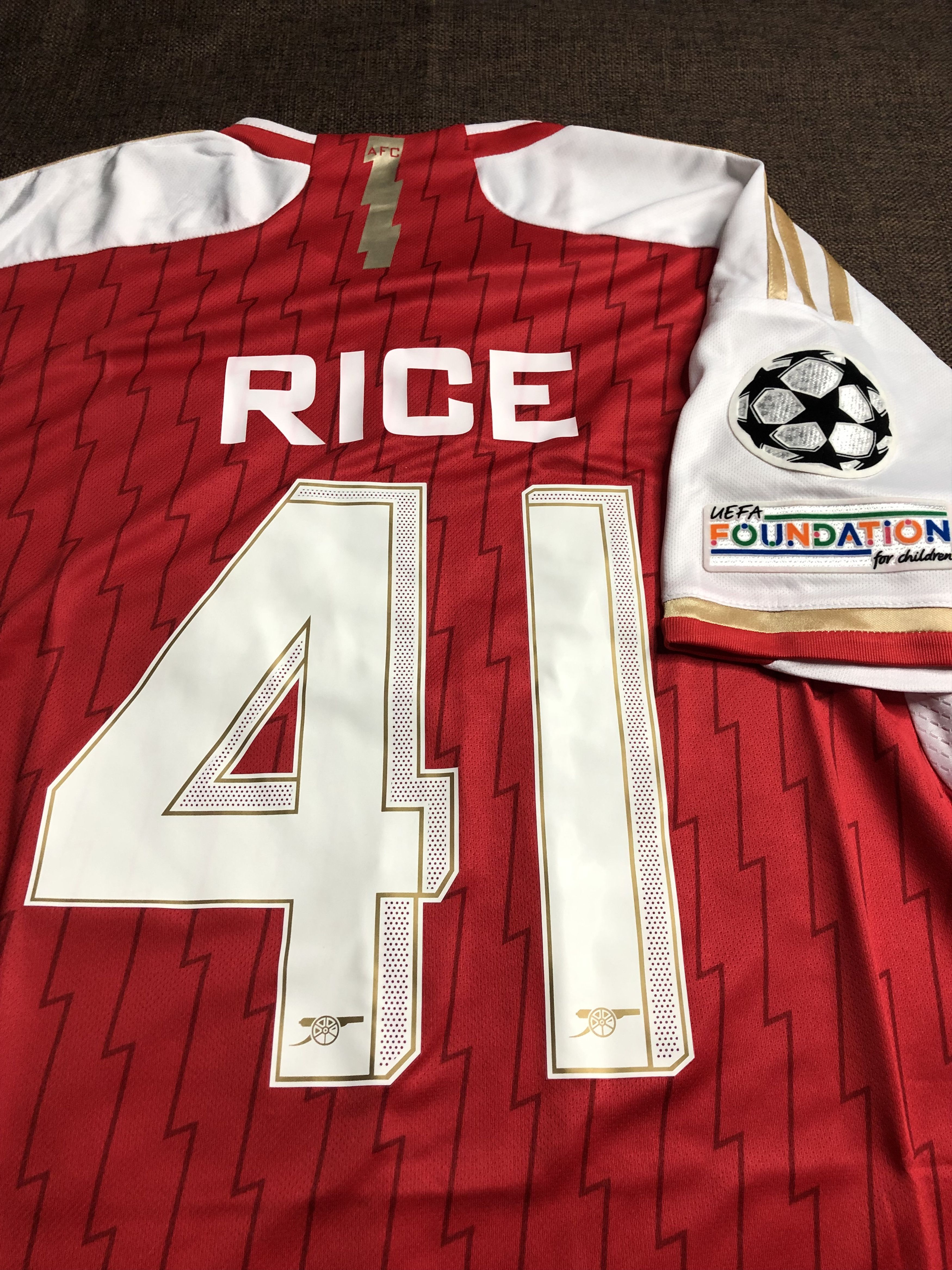 Vintage 2023-04 RICE HOME JERSEY Size US L / EU 52-54 / 3 - 4 Thumbnail