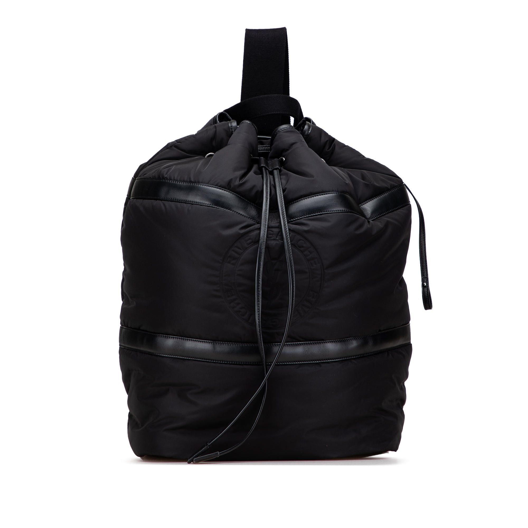 Saint Laurent Paris Nylon Rive Gauche Drawstring Backpack Size ONE SIZE - 1 Thumbnail