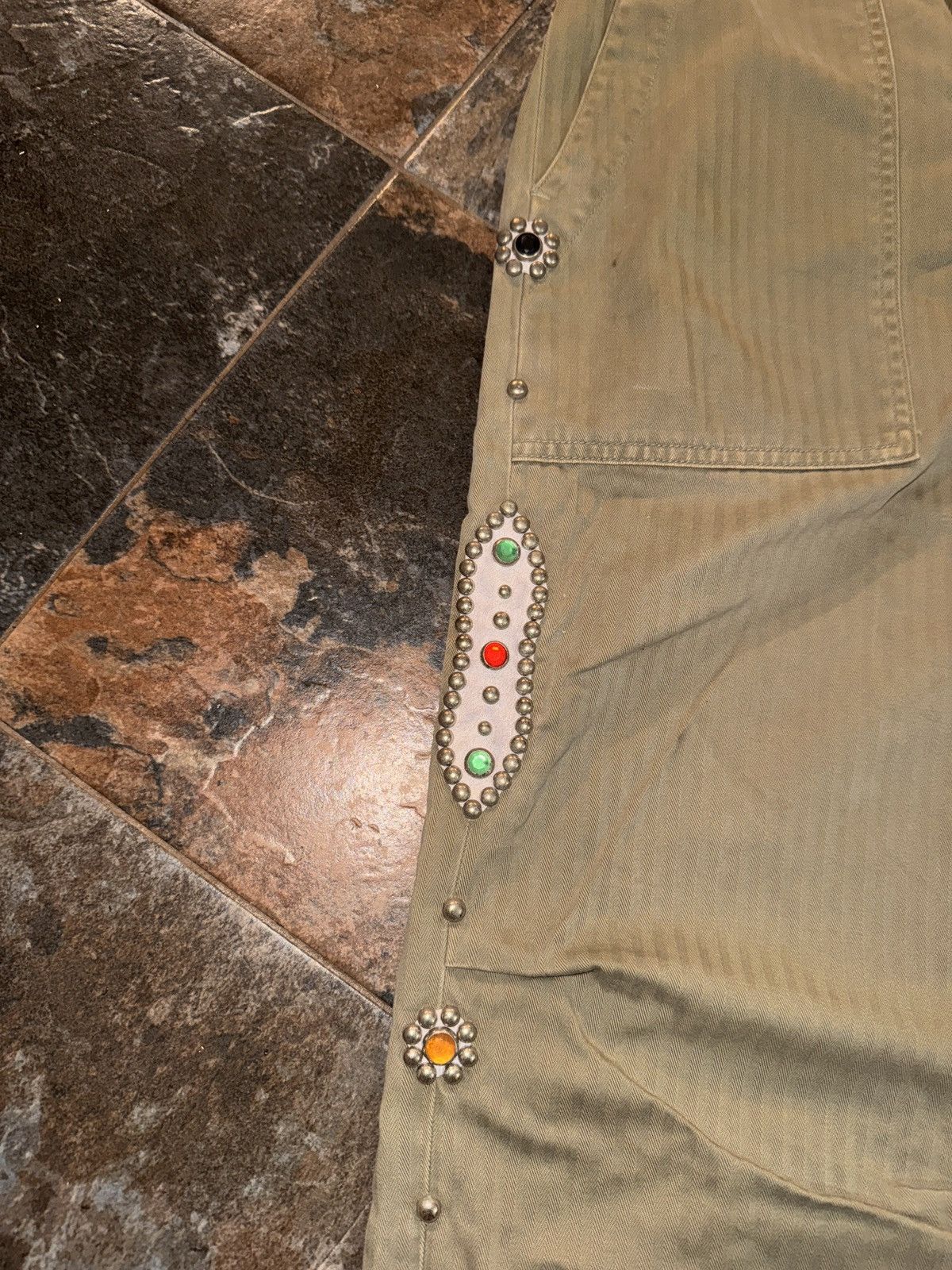 Kapital Kountry Kapital Herringbone Easy Baker Pants Size US 30 / EU 46 - 4 Thumbnail