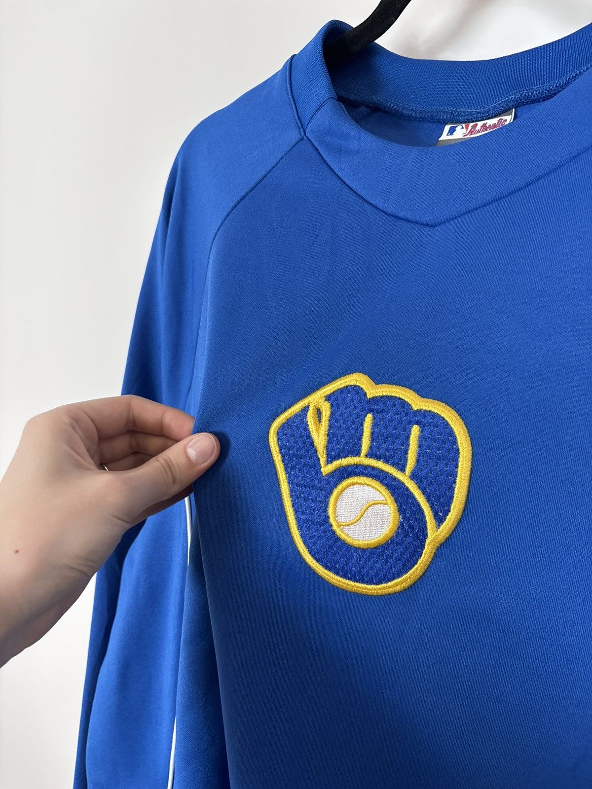 Majestic Majestic Milwaukee Brewers MLB Sweatshirt Pullover Jacket Size US M / EU 48-50 / 2 - 7 Thumbnail