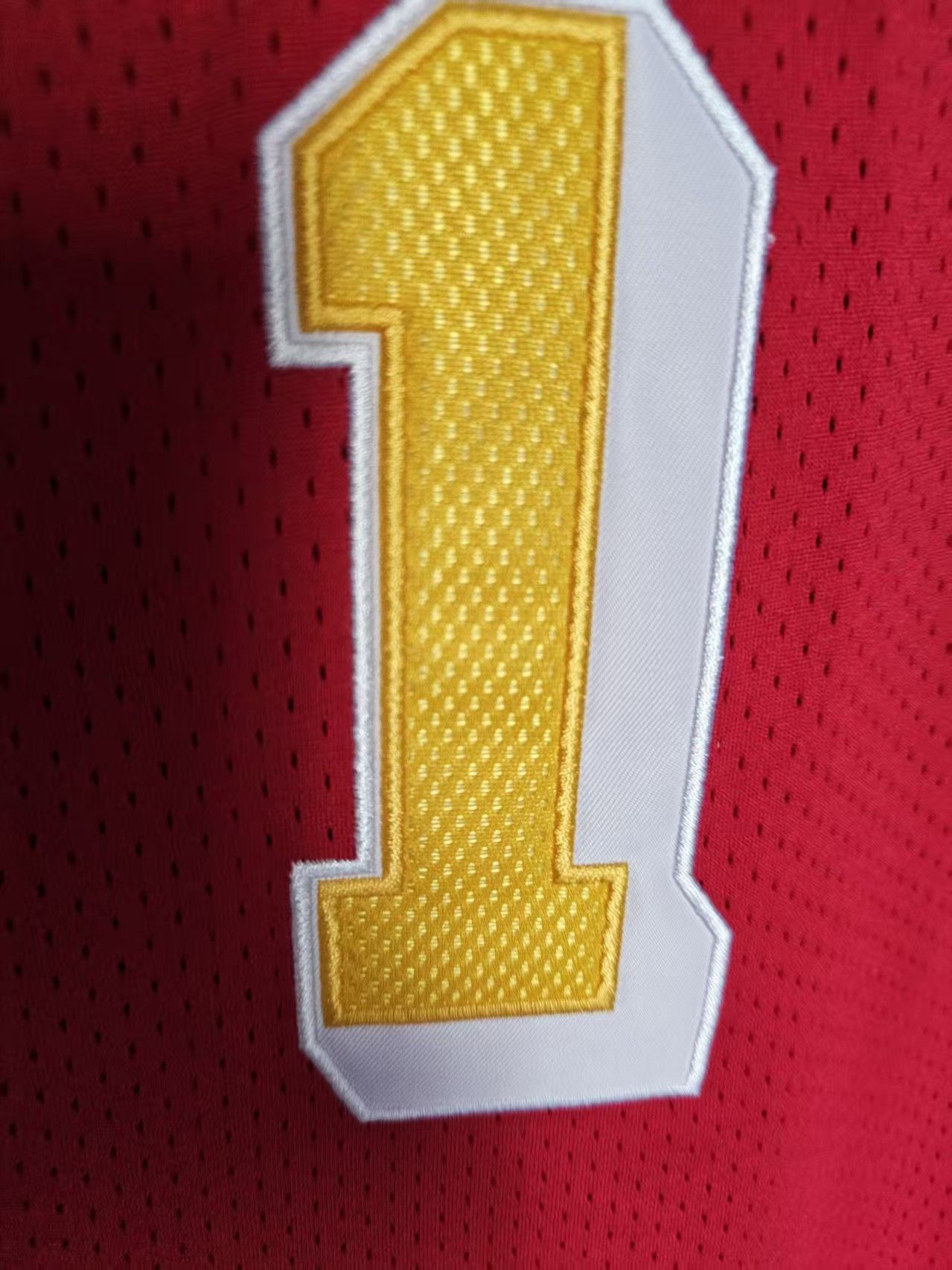 NBA Houston Rockets #1 Tracy McGrady Jersey Double Stitched Size US M / EU 48-50 / 2 - 4 Thumbnail