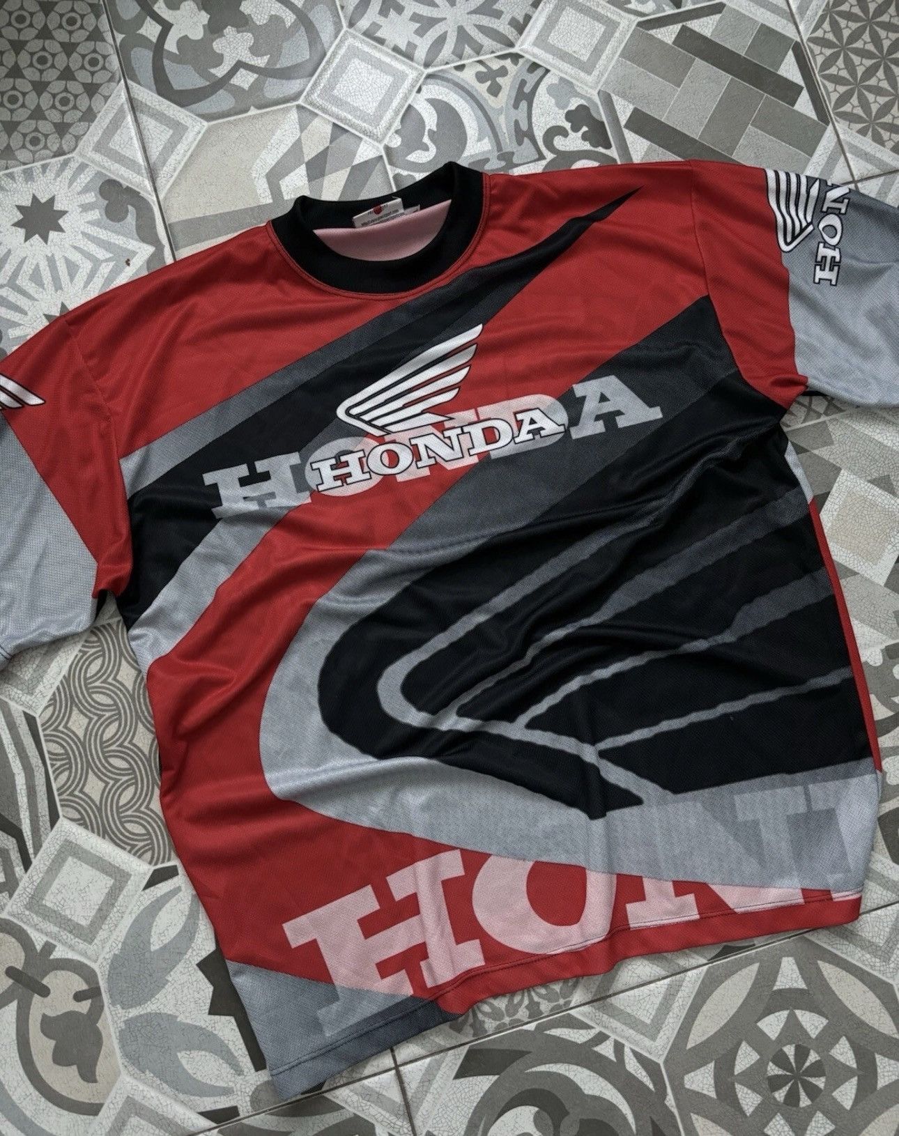 Honda Honda Racing Vintage Jersey T-Shirt Size US XL / EU 56 / 4 - 2 Thumbnail