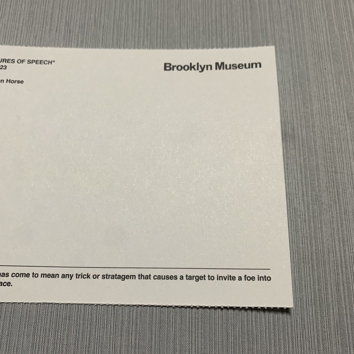 Virgil Abloh Virgil Abloh Postcard “Figures Of Speech Jet” Size ONE SIZE - 8 Thumbnail
