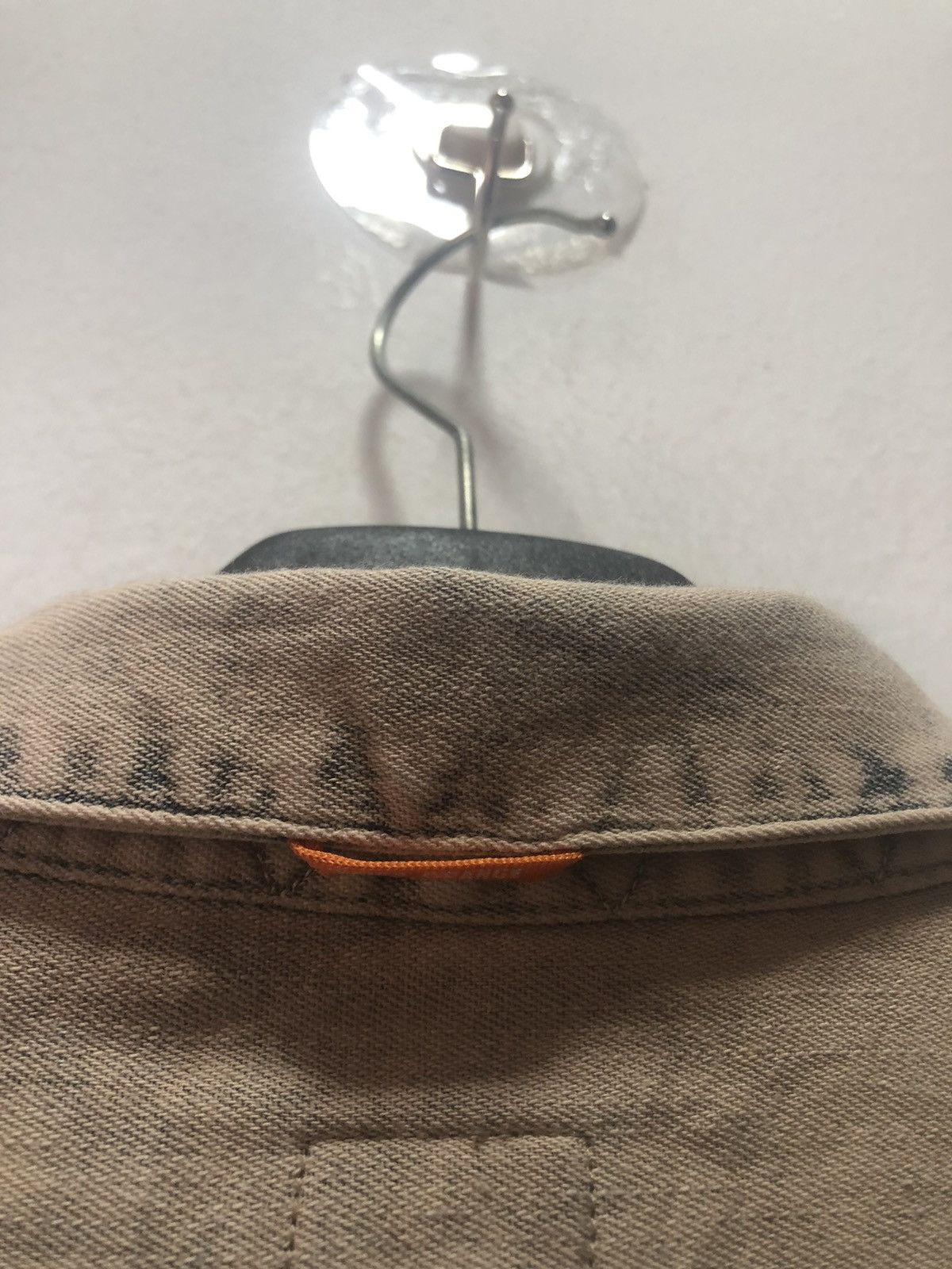 Hugo Boss HUGO BOSS Orange Shirt Slim Fit Tie Dye Acidwash Size US L / EU 52-54 / 3 - 12 Thumbnail