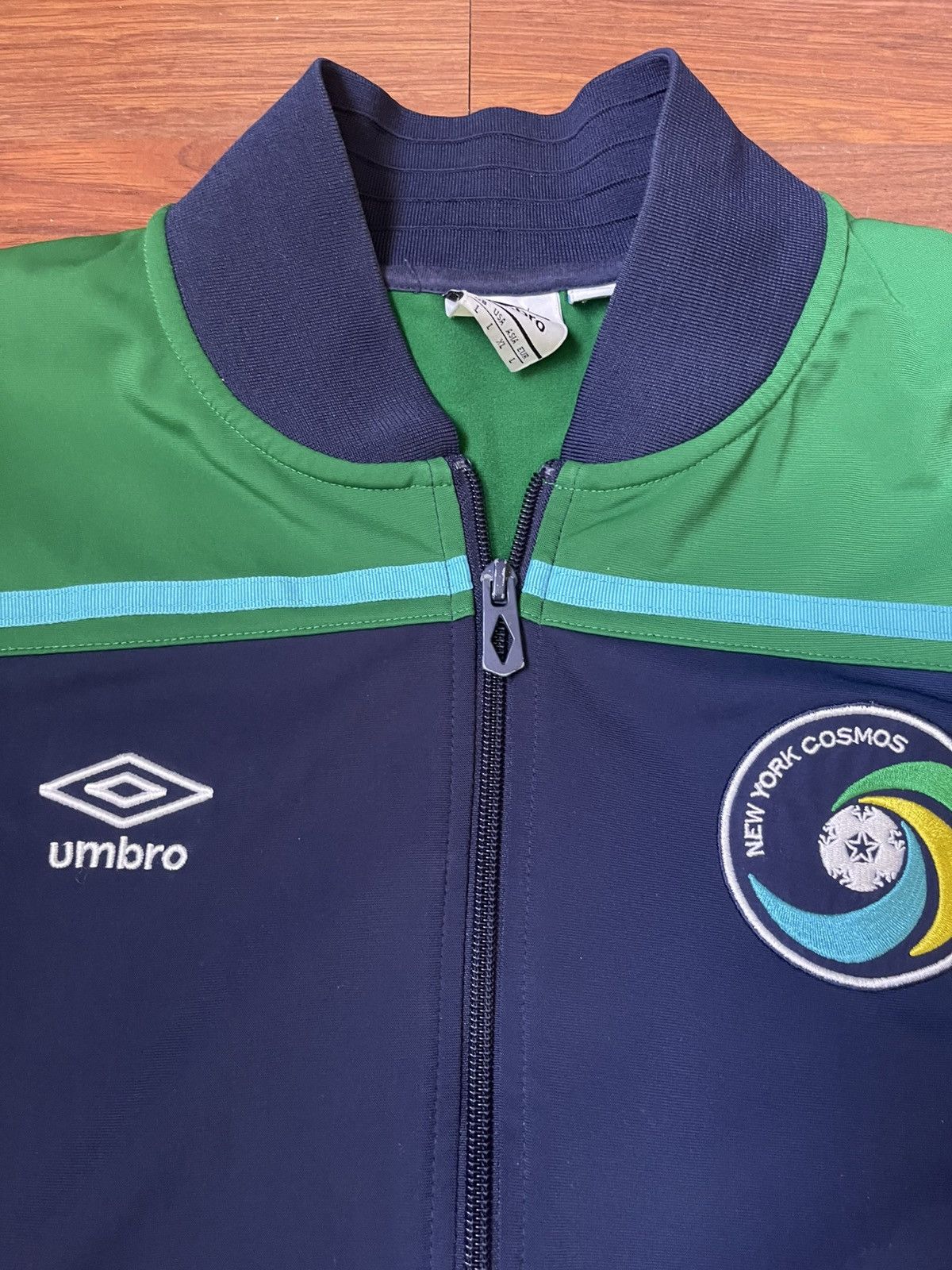 Vintage Rare New York Cosmos Bomber Jacket Size US L / EU 52-54 / 3 - 3 Thumbnail