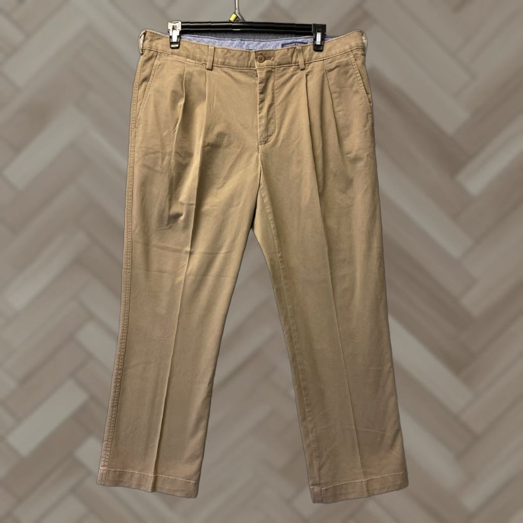 Cremieux Daniel Cremieux Chino Pants Men’s 40x30 Brown Tailored Fit Stretch /166-7 Size US 40 / EU 56 - 1 Thumbnail