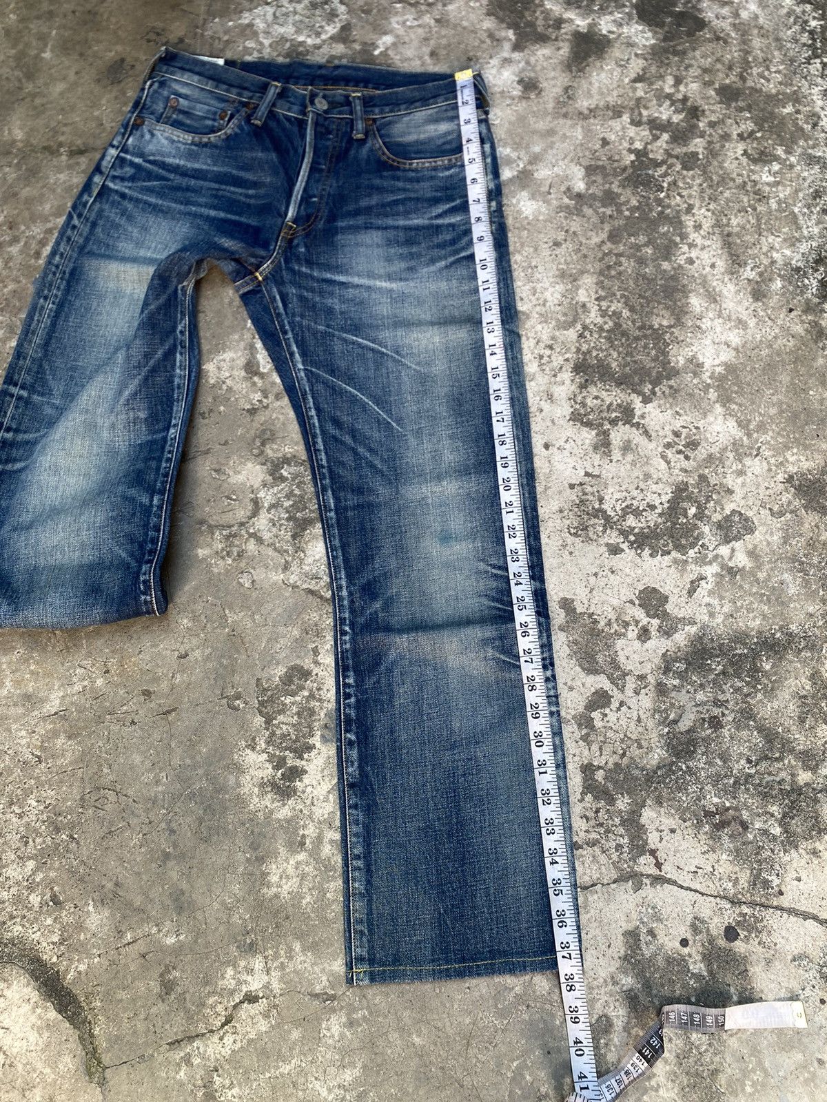 Studio D'Artisan Distressed Studio D’Artisan Straight Japan Denim Pants Size US 31 - 15 Thumbnail