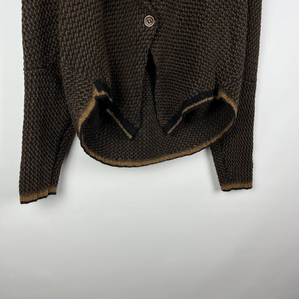 Transit Transit Par Such Knit Cardigan One Size Brown Long Sleeve Size ONE SIZE - 3 Thumbnail
