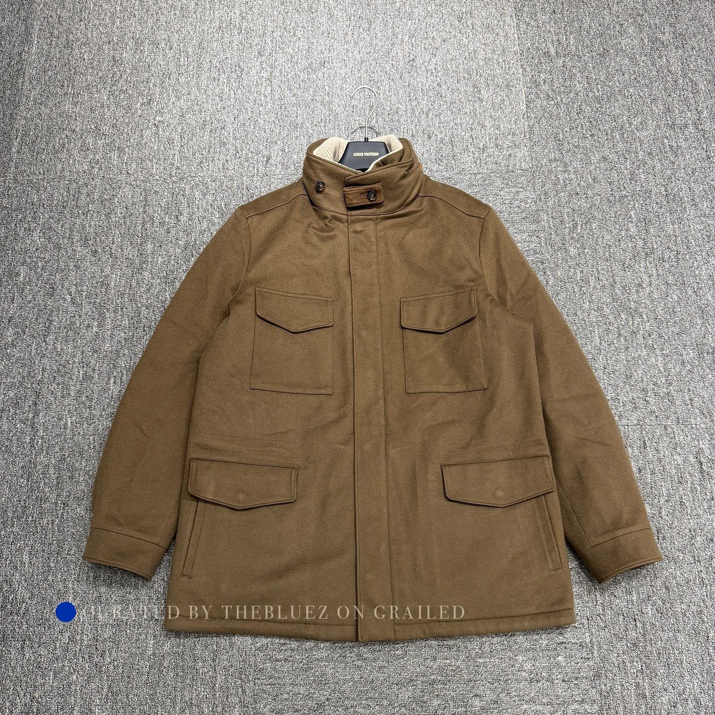 Loro Piana Brown High Collar Multi-Pocket Jacket Size M Size US M / EU 48-50 / 2 - 1 Thumbnail
