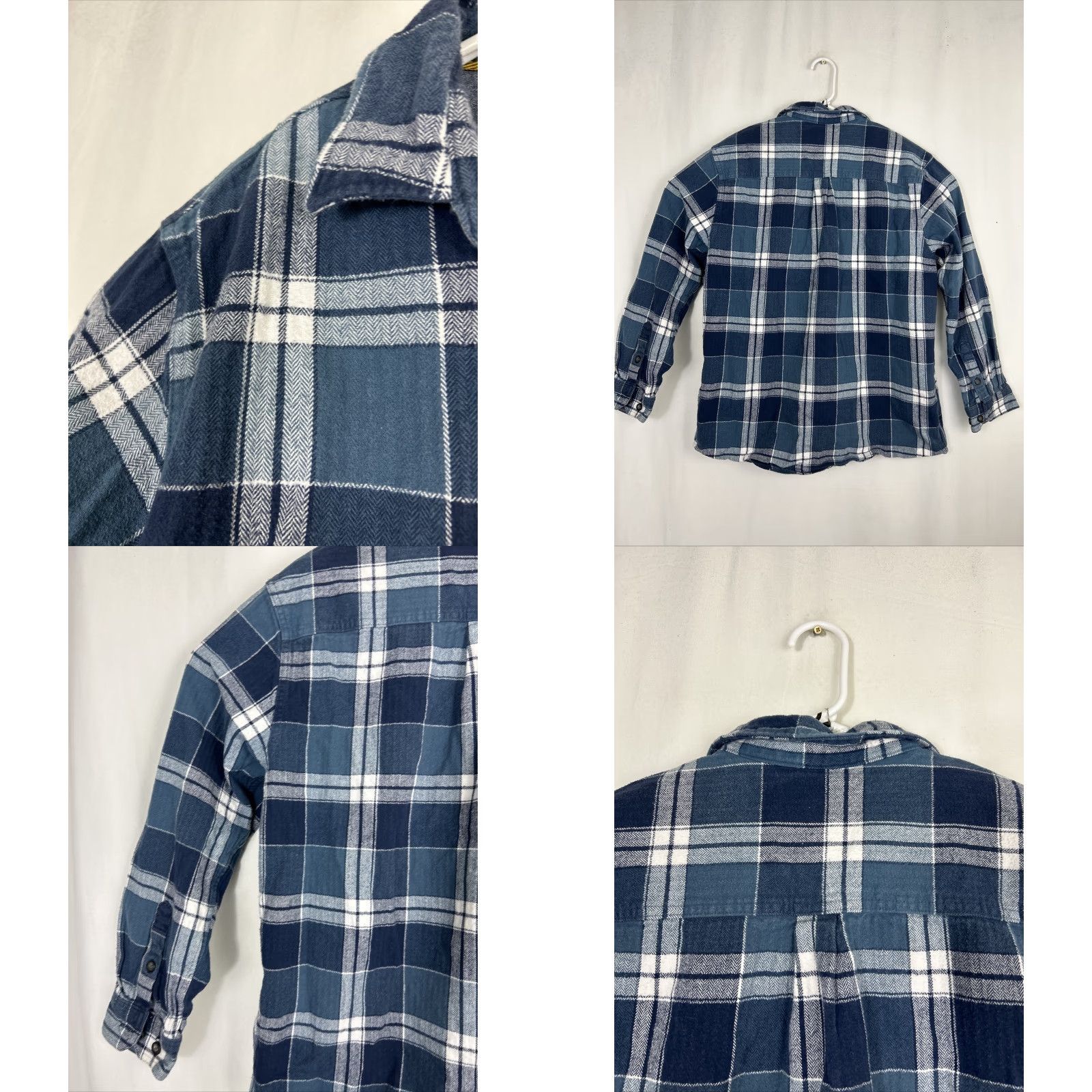 Vintage VINTAGE Anchorage Expedition Flannel Shirt Mens XL Blue White 100% Cotton Heavy Long Sleeve Button-Up Size US XL / EU 56 / 4 - 8 Thumbnail