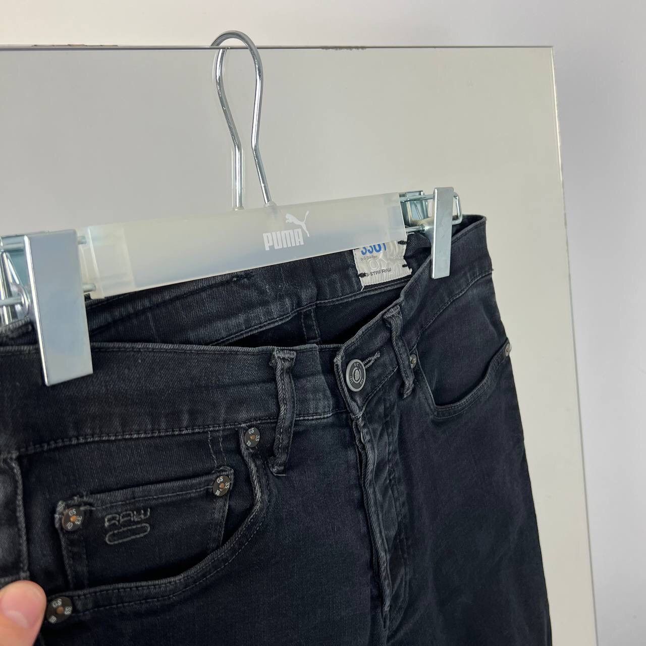 G-Star Black Denim Raw G Star Skinny Y2k Style Jeans Slim Size US 30 / EU 46 - 5 Thumbnail