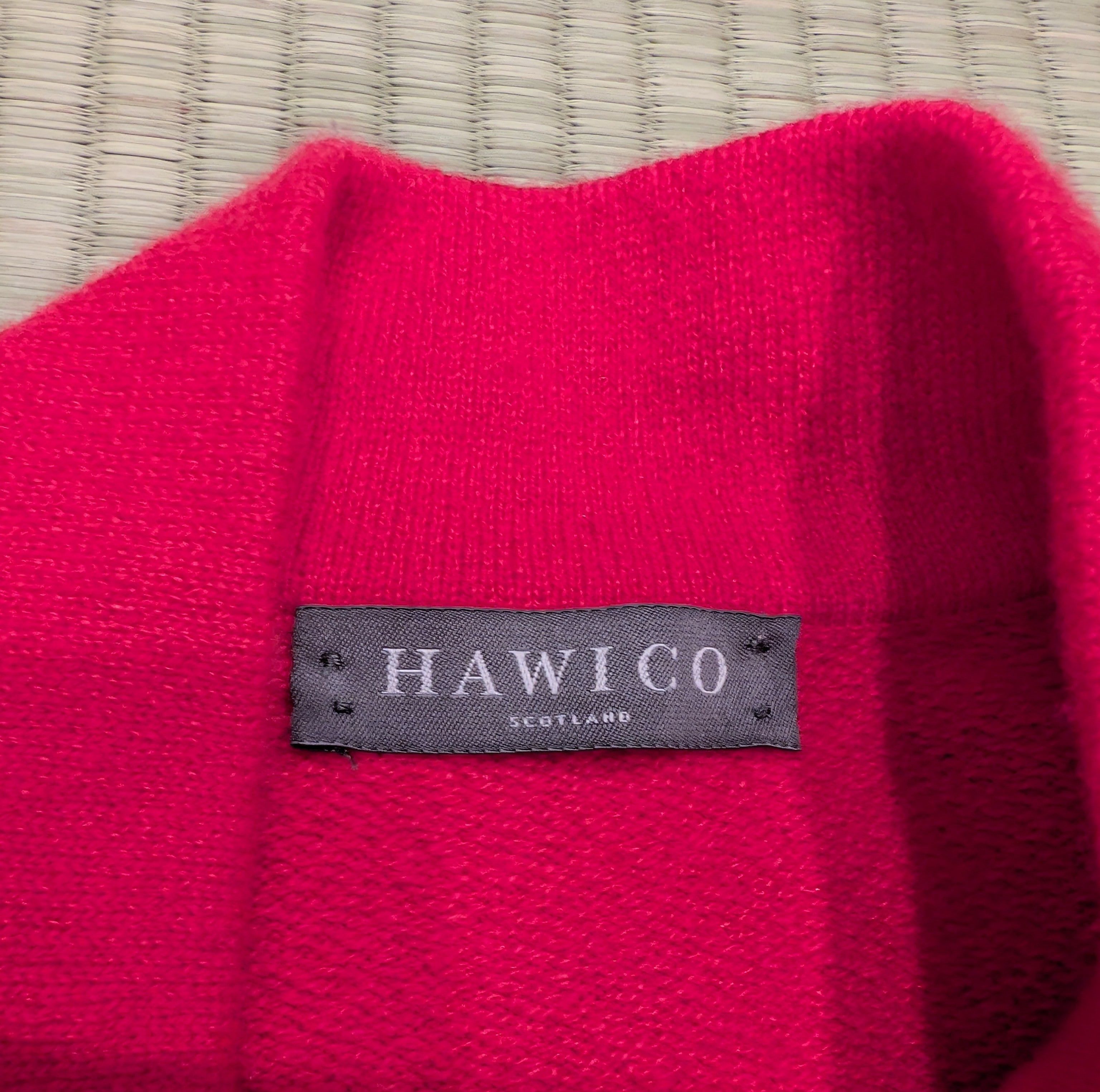 Other Hawico 100% Pure Cashmere Full Zip Sweater Made in Scotland Size XL / US 12-14 / IT 48-50 - 3 Thumbnail