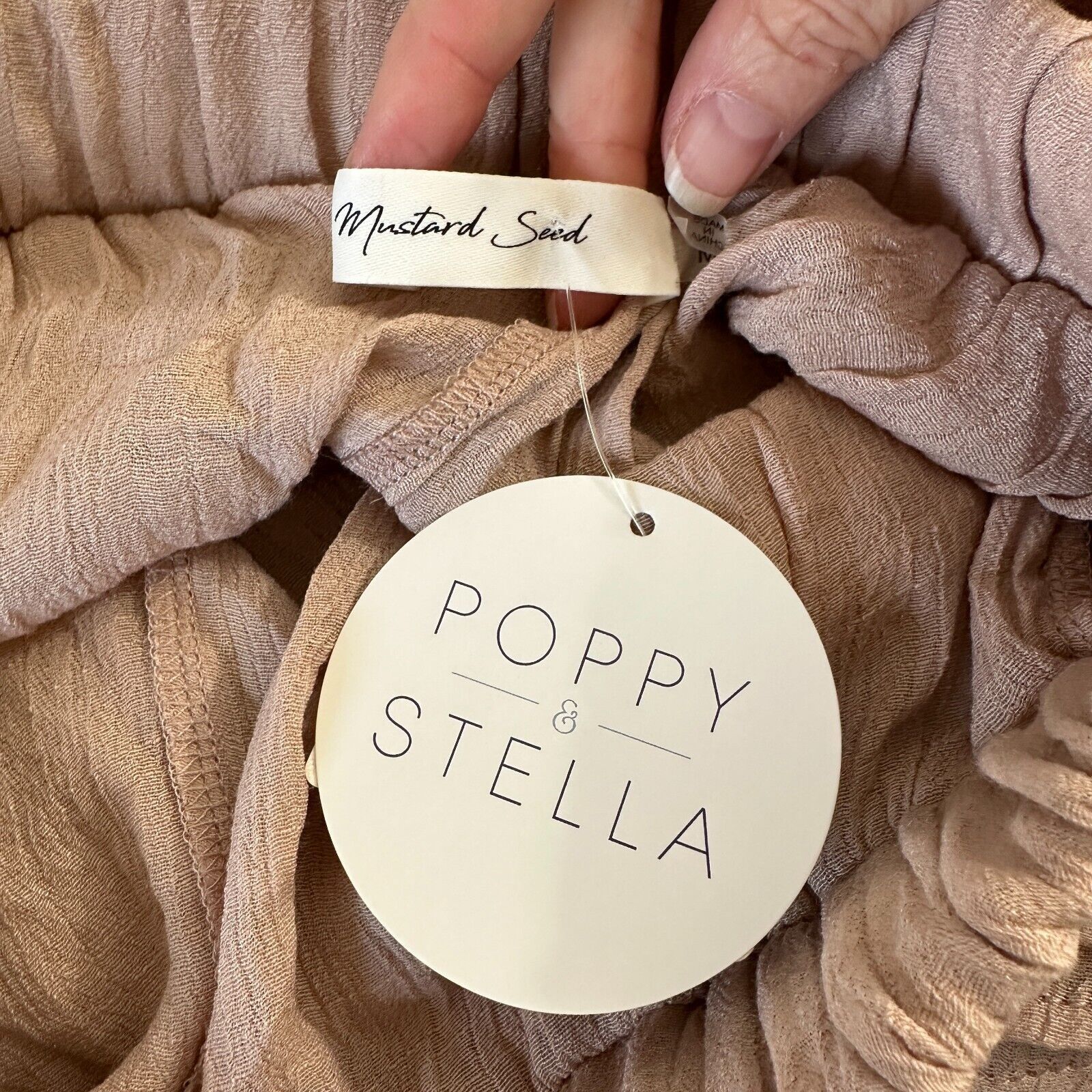 Other NWT Mustard Seed Poppy & Stella Dusty Rose Ruffle Mini Med Size 30" / US 8 / IT 44 - 8 Thumbnail