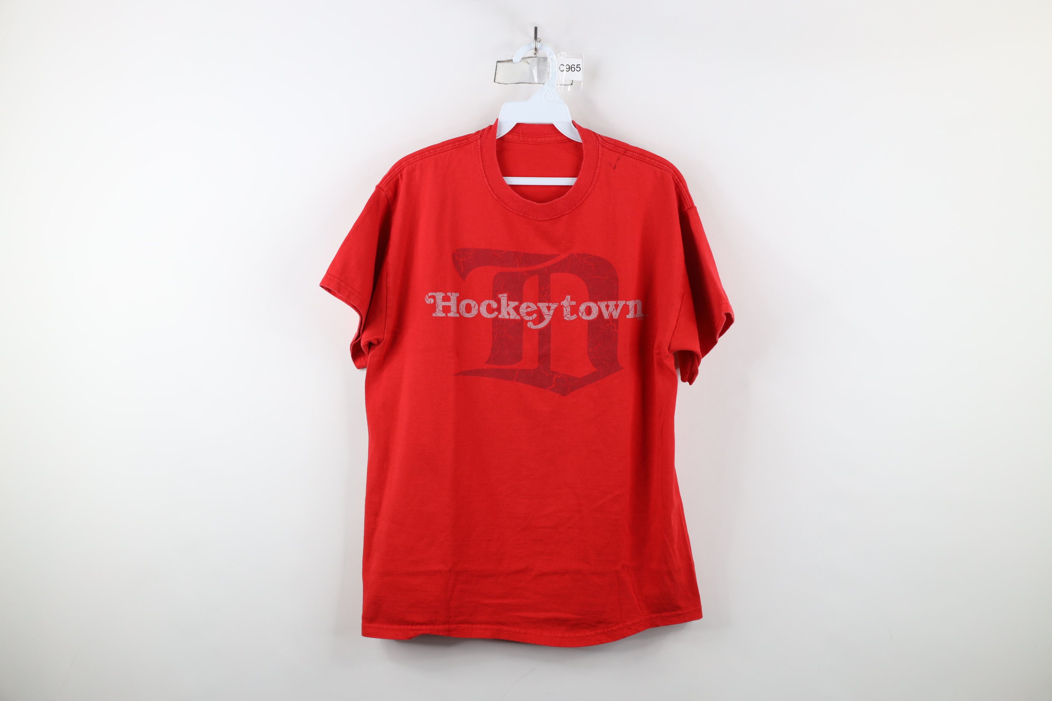 Vintage Vintage D Detroit Red Wings Hockey Short Sleeve T-Shirt Size US M / EU 48-50 / 2 - 1 Thumbnail