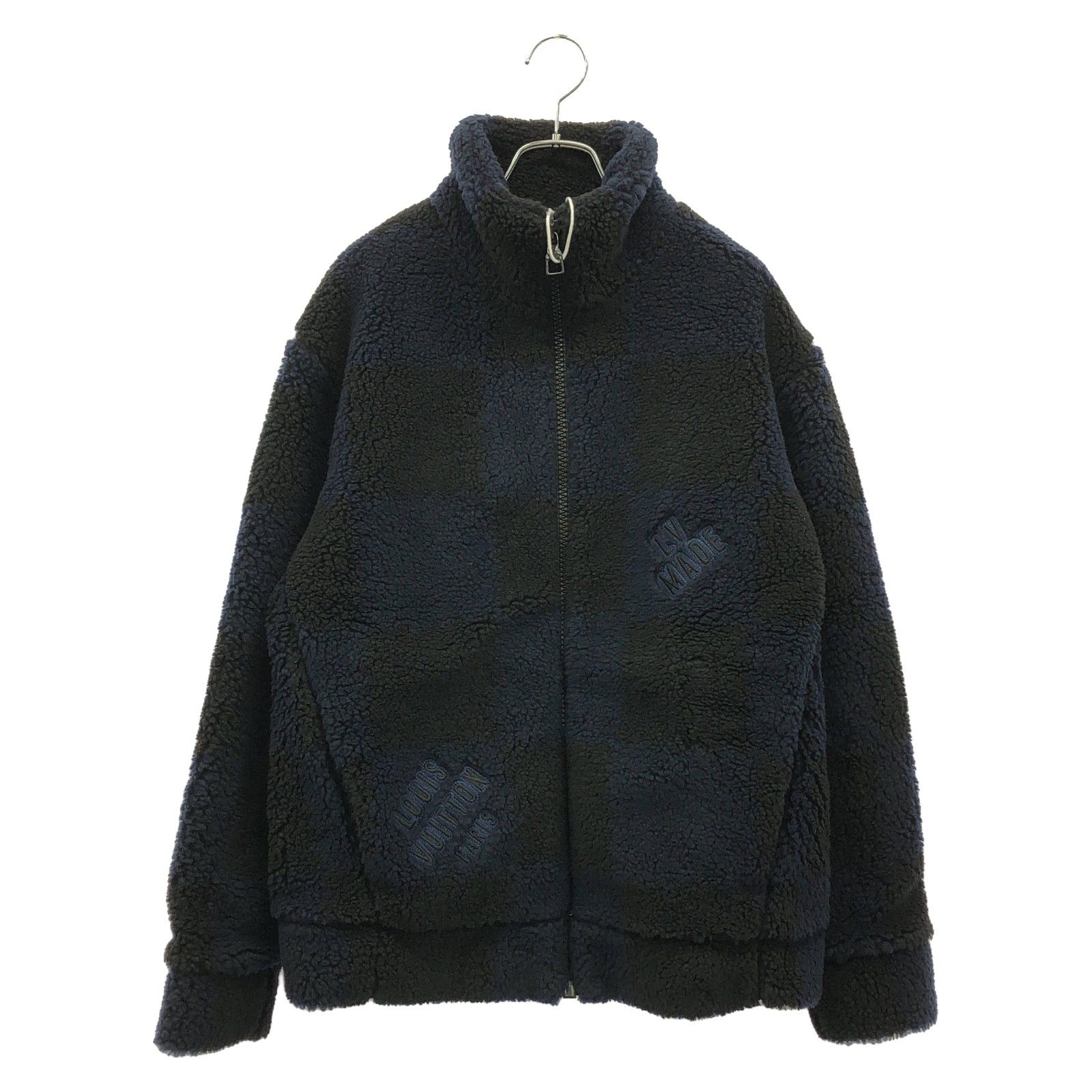 Louis Vuitton Louis Vuitton Blouson Fleece Jacket Blue Size ONE SIZE - 1 Thumbnail