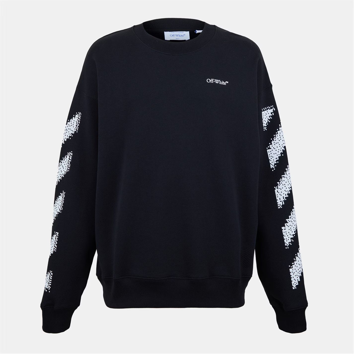 Off-White o1g2r1mq0226 Skate Relaxed Fit Crew Sweatshirt In Black Size US XS / EU 42 / 0 - 1 Thumbnail