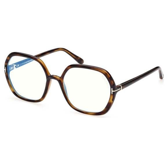 image of NWT Tom Ford Ft5814-B-052-55 55Mm Glasses in Brown, Men's