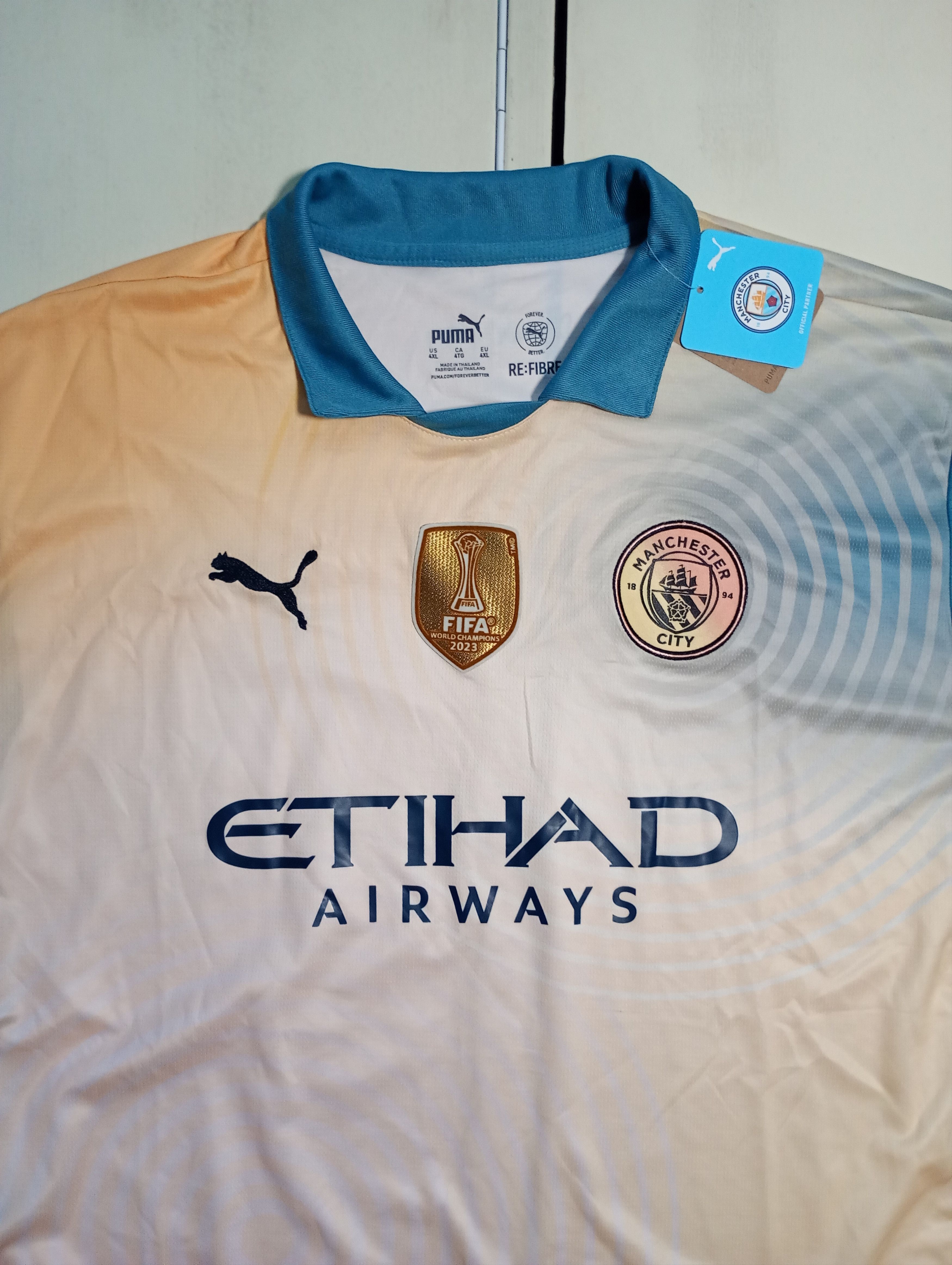 Puma New PUMA Manchester City 4th Jersey 2024-2025 size 4XL Size US XXL / EU 58 / 5 - 8 Thumbnail