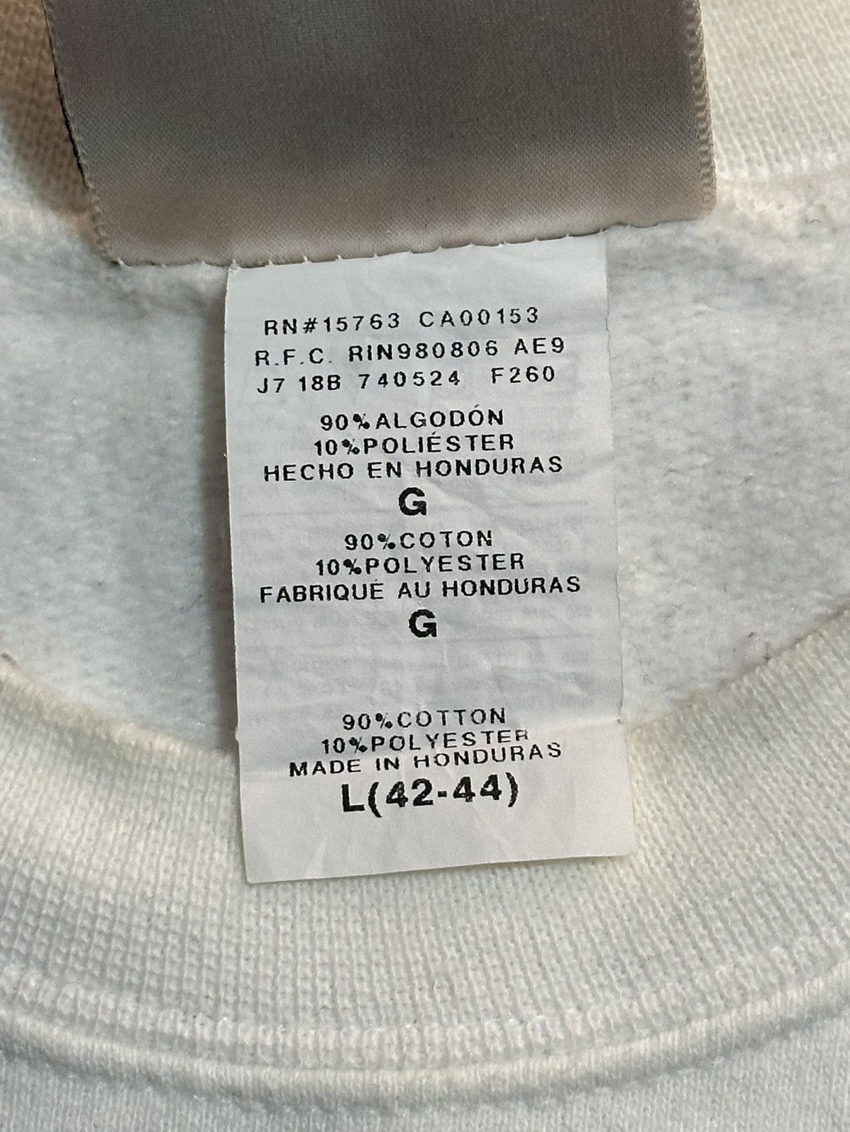 Hanes Agency Nomadic French Quote Sweatshirt Size US L / EU 52-54 / 3 - 7 Thumbnail