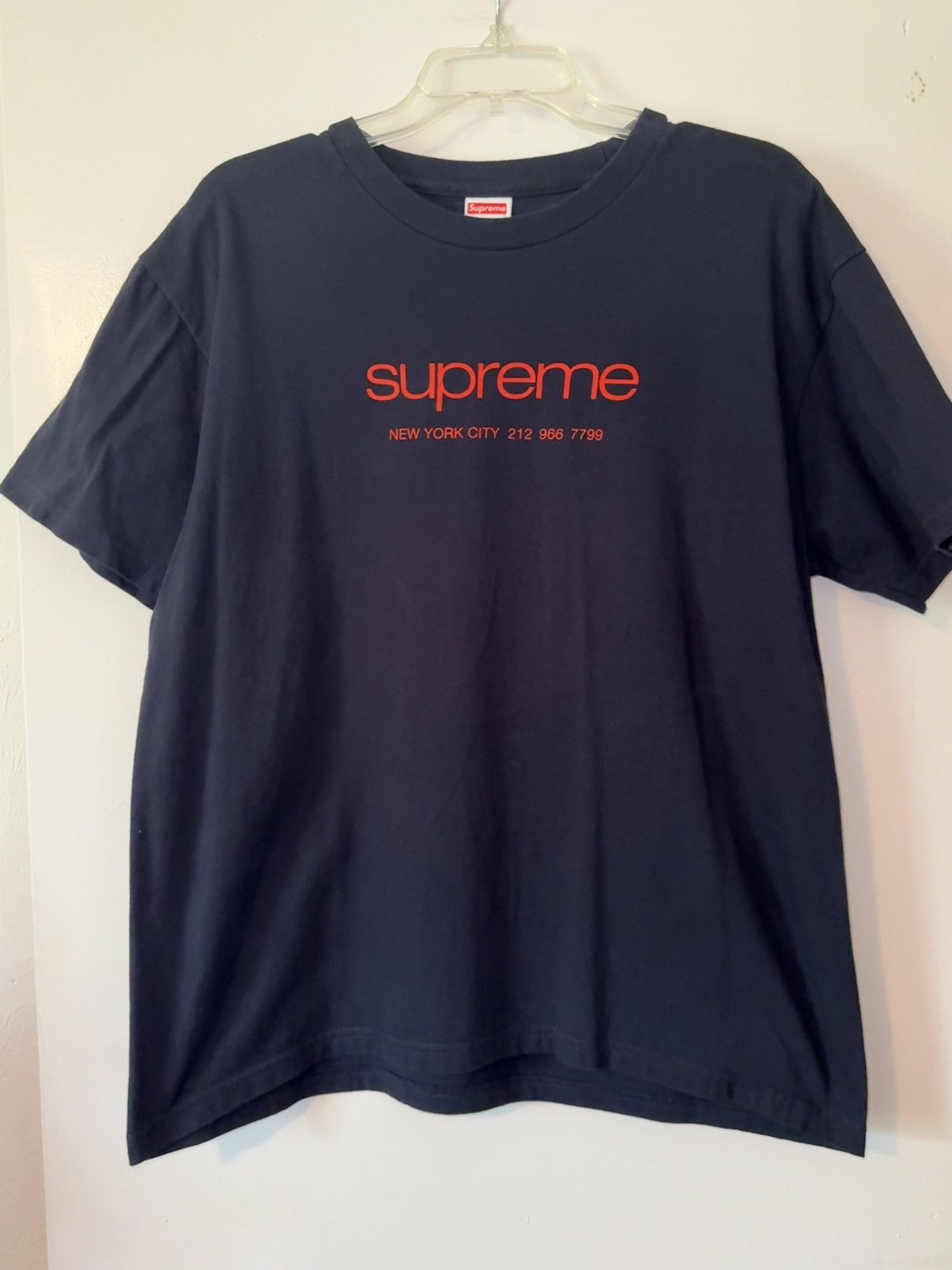 Supreme Supreme Shop Tee Navy SS20 Size US M / EU 48-50 / 2 - 1 Thumbnail