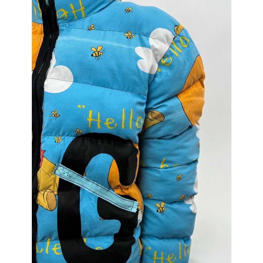 Other Unisex Die.Go Studios Blue "Winnie The Pooh" Puffer Jacket Size US XL / EU 56 / 4 - 7 Thumbnail