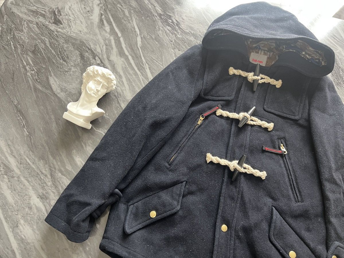 Ne-Net Ne-net : Duffle Wool Hoodie Jacket Size US M / EU 48-50 / 2 - 5 Thumbnail