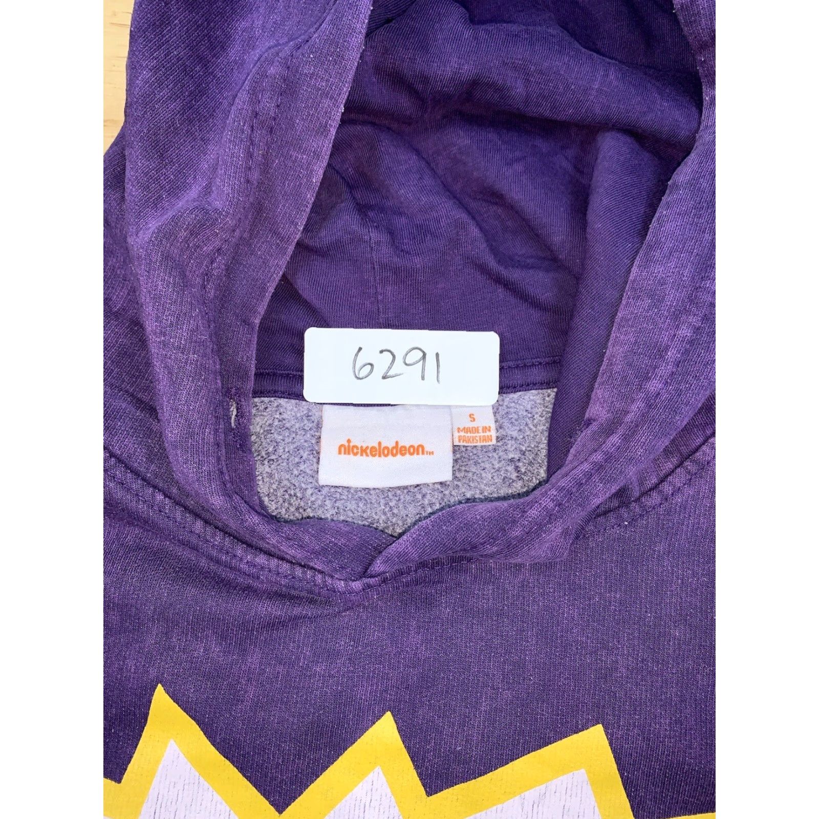 Nickelodeon Nickelodeon Mens Hoodie S Purple 90s Cartoon Graphic Pullover Long Sleeve Knit Cotton Blend Logo Vintage No N/A Size US S / EU 44-46 / 1 - 3 Thumbnail