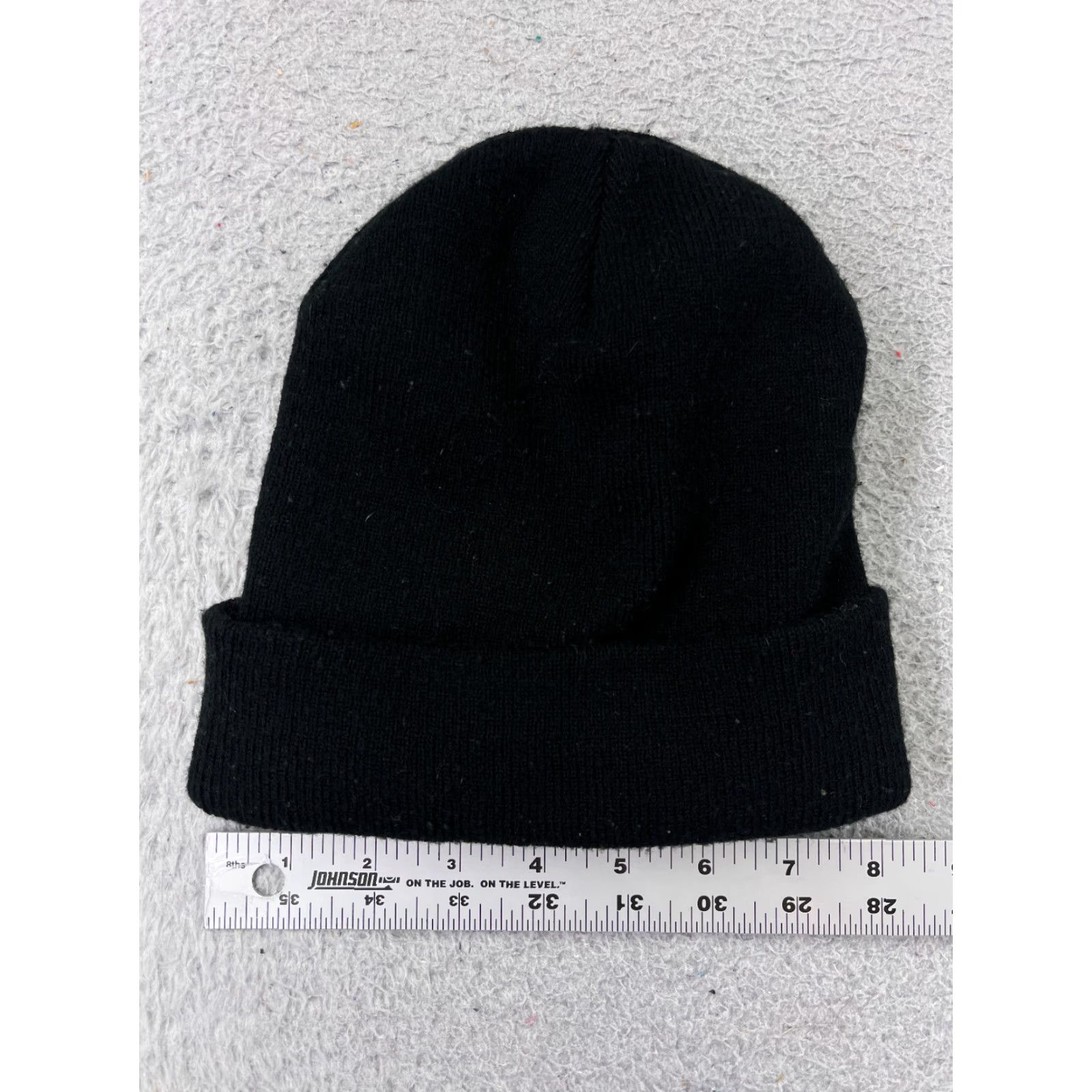 Vintage State Of Mind Beanie Adult One Size Black Knit Acrylic Ski Logo Unisex Size ONE SIZE - 3 Thumbnail