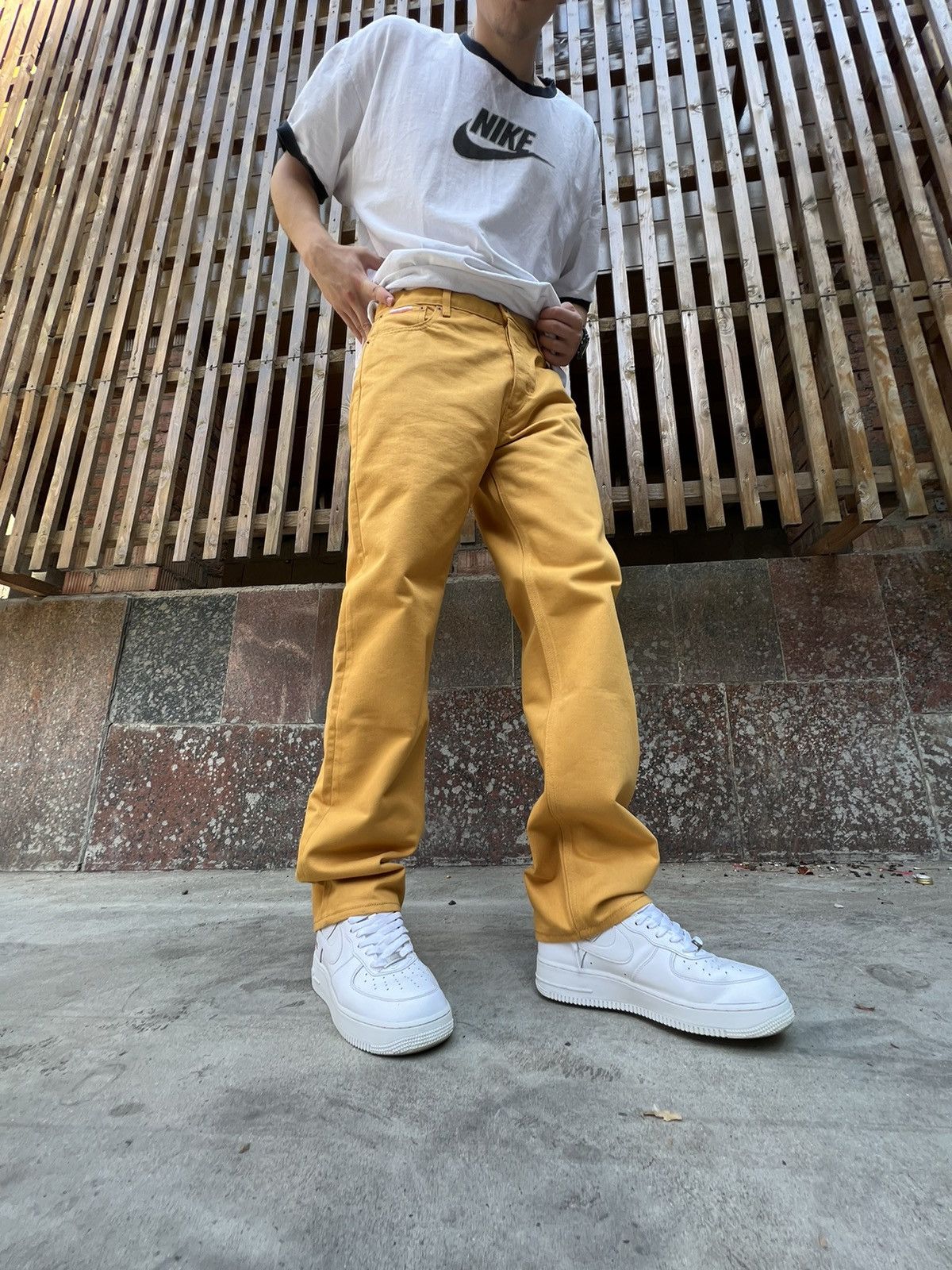Calvin Klein × Heron Preston Heron Preston Calvin Klein Orange 2.0 Jeans Size US 30 / EU 46 - 13 Thumbnail