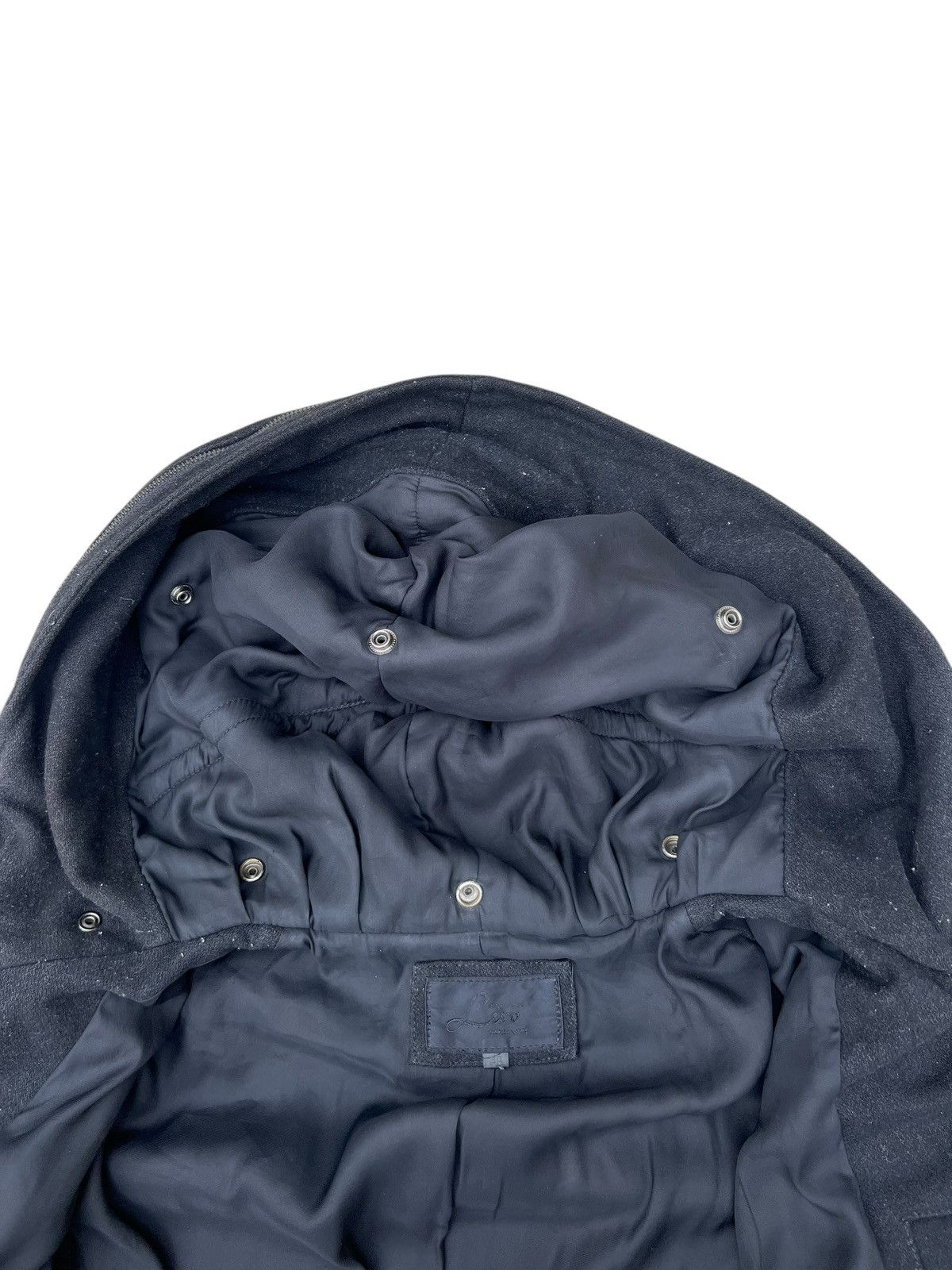 If Six Was Nine × JACKROSE × Le Grande Bleu (L.G.B.) Jackrose Luv Maison Wool Leather Hoodie Bondage Bono Jacket Size US M / EU 48-50 / 2 - 11 Thumbnail