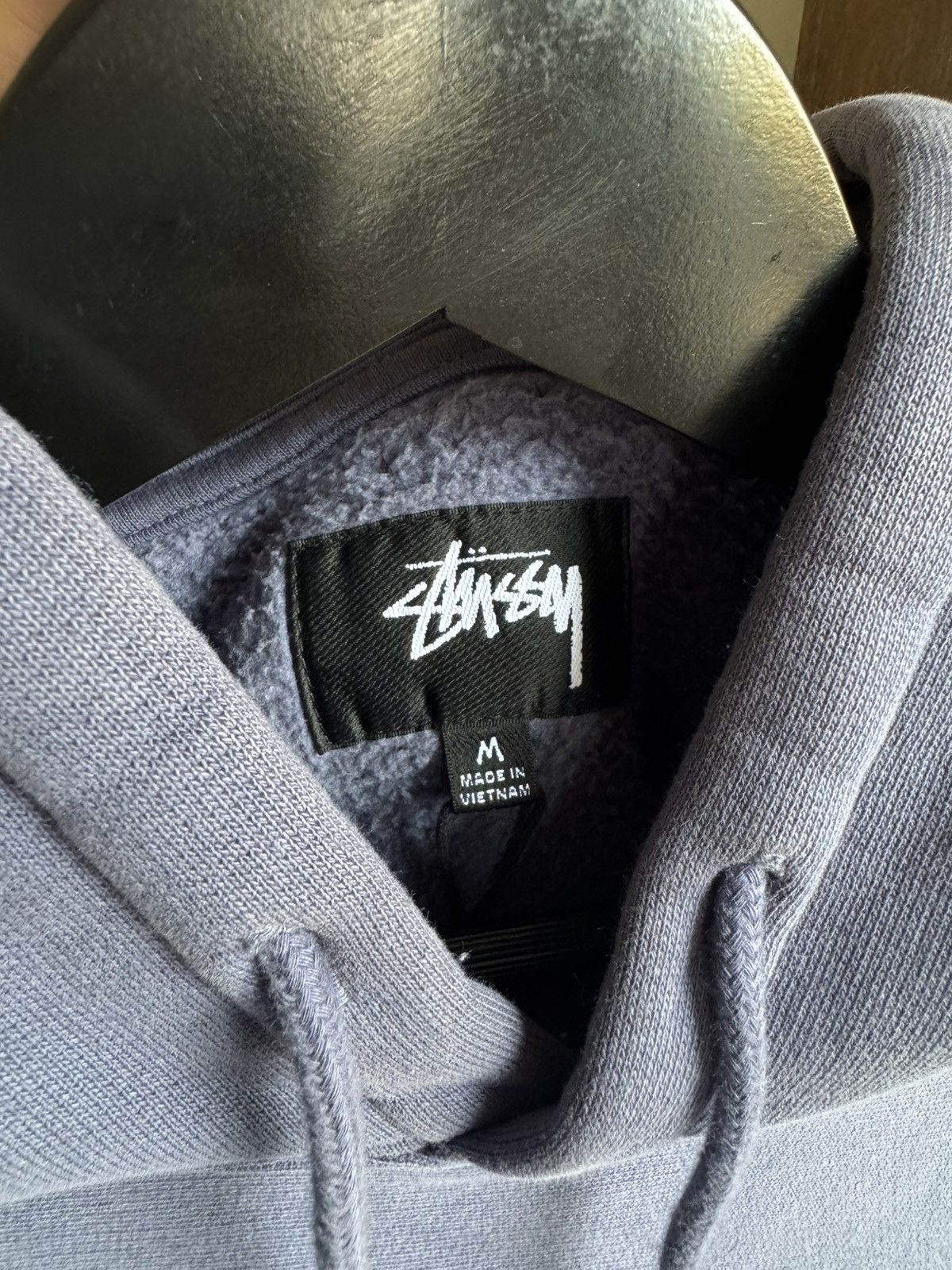 Stussy Stussy STU Relaxed Blue Hoodie Size US XL / EU 56 / 4 - 3 Thumbnail