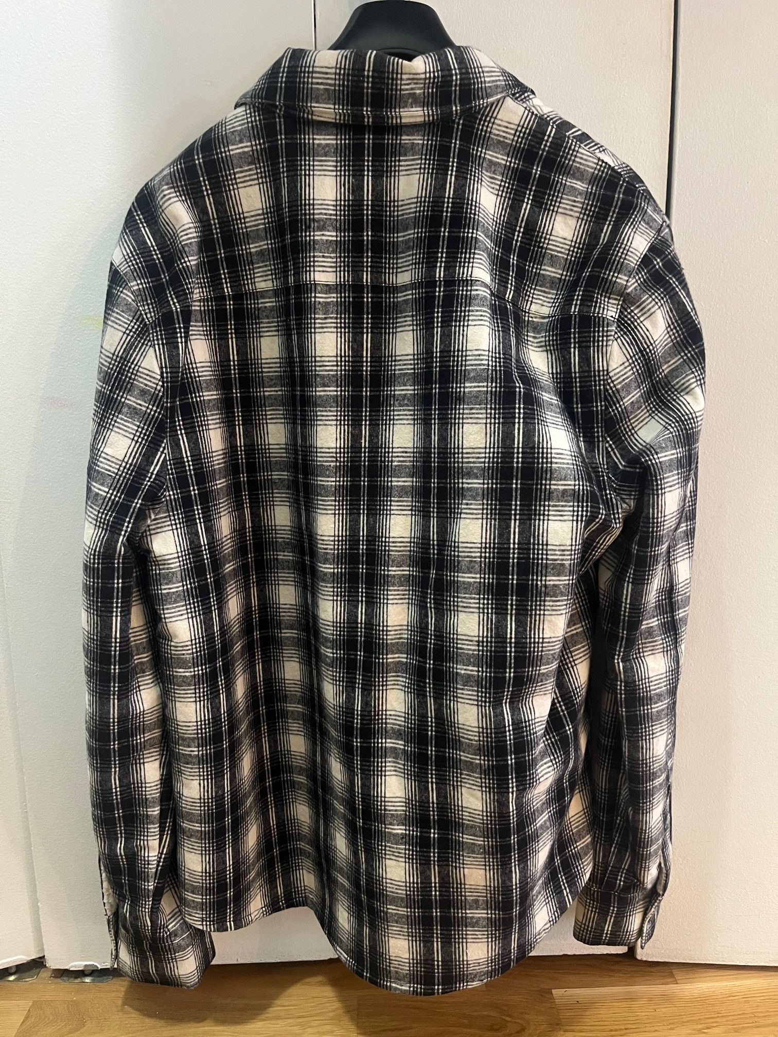 James Perse James Perse Plaid Shearling Shirt Jacket Size US M / EU 48-50 / 2 - 3 Thumbnail