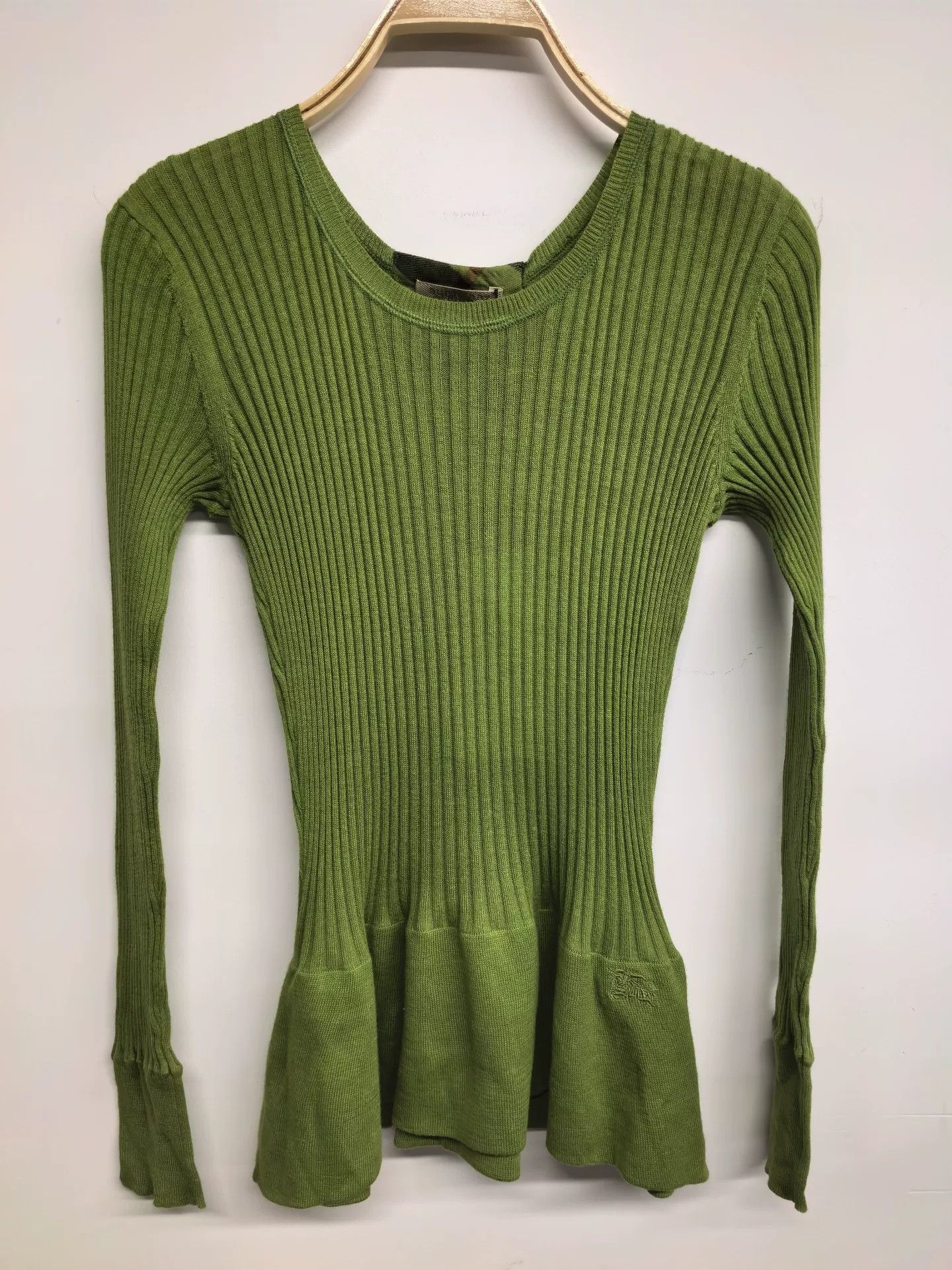 Burberry Burberry Brit Green Knit Sweater Size XS / US 0-2 / IT 36-38 - 1 Thumbnail