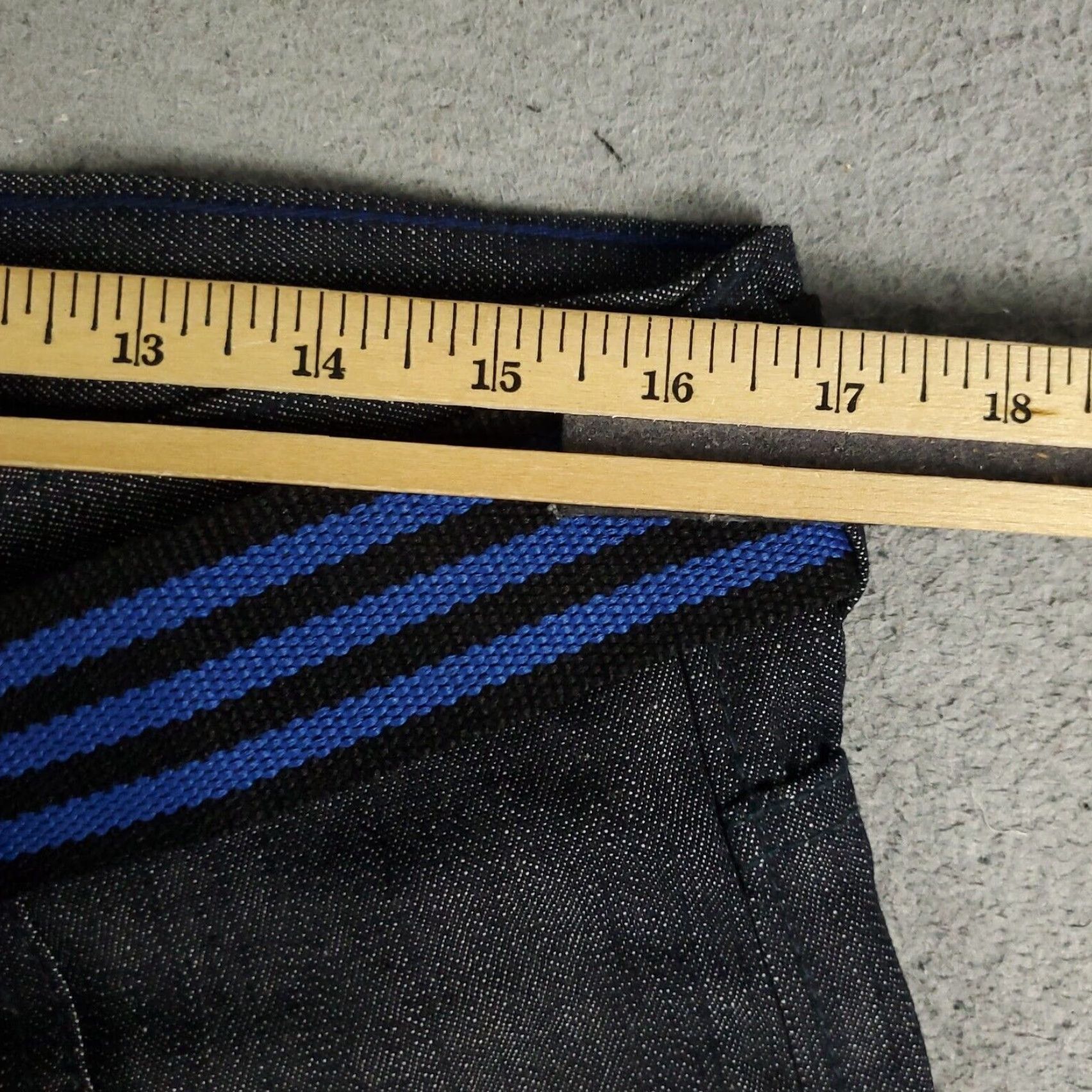 Enyce Enyce Mens Shorts Gray Blue Size 32 Retro Baggy Belted Denim Size US 32 / EU 48 - 5 Thumbnail