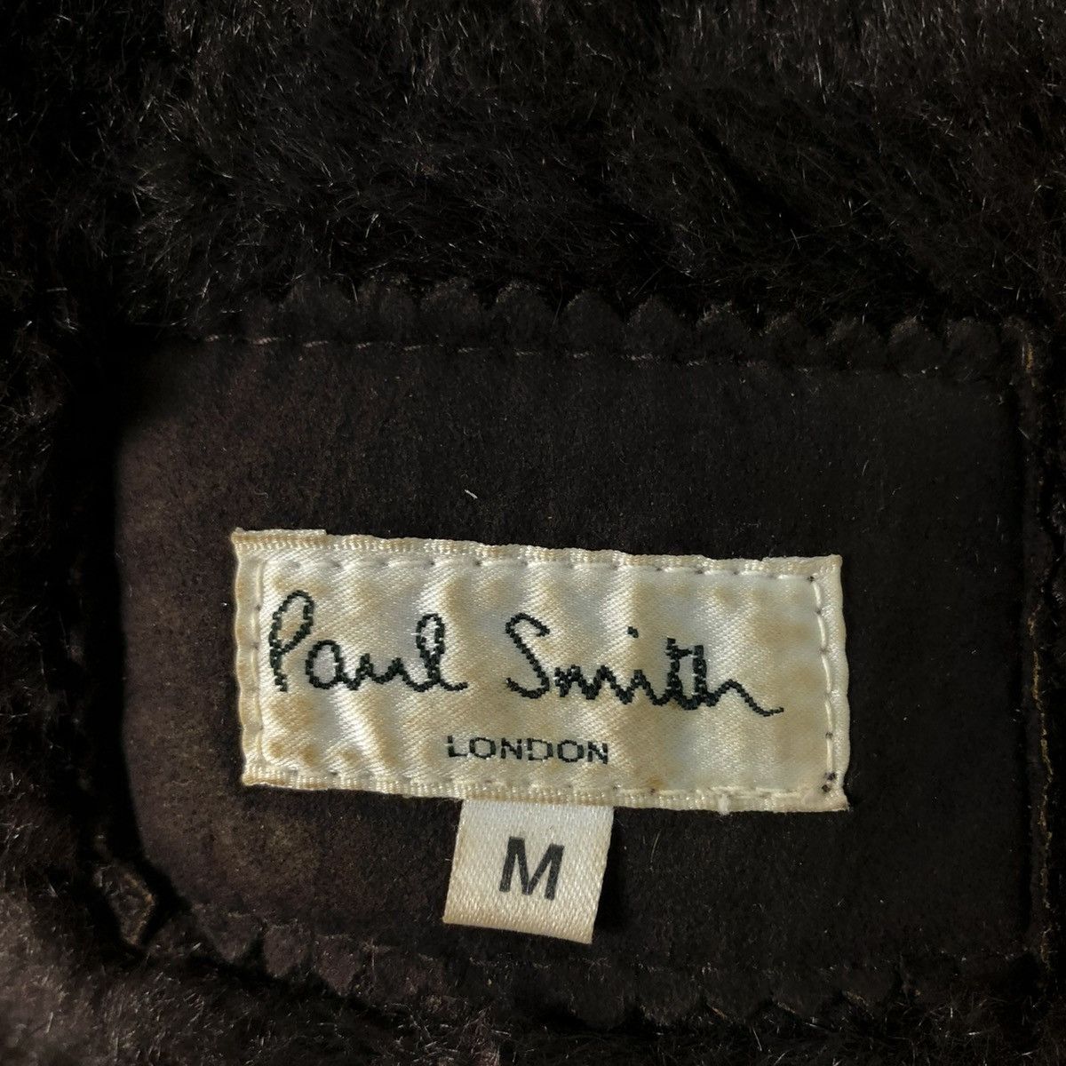 Paul Smith 🔥VINTAGE SHEARLING BIKER JACKET BLANKET PAUL SMITH MINK FUR Size US M / EU 48-50 / 2 - 20 Thumbnail