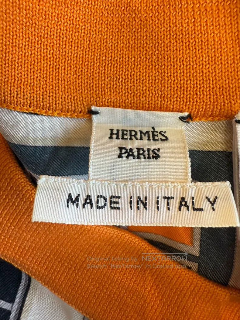Hermes Hermes Geometric pattern pieced print dress Size XXS / US 00 / IT 34 - 5 Thumbnail
